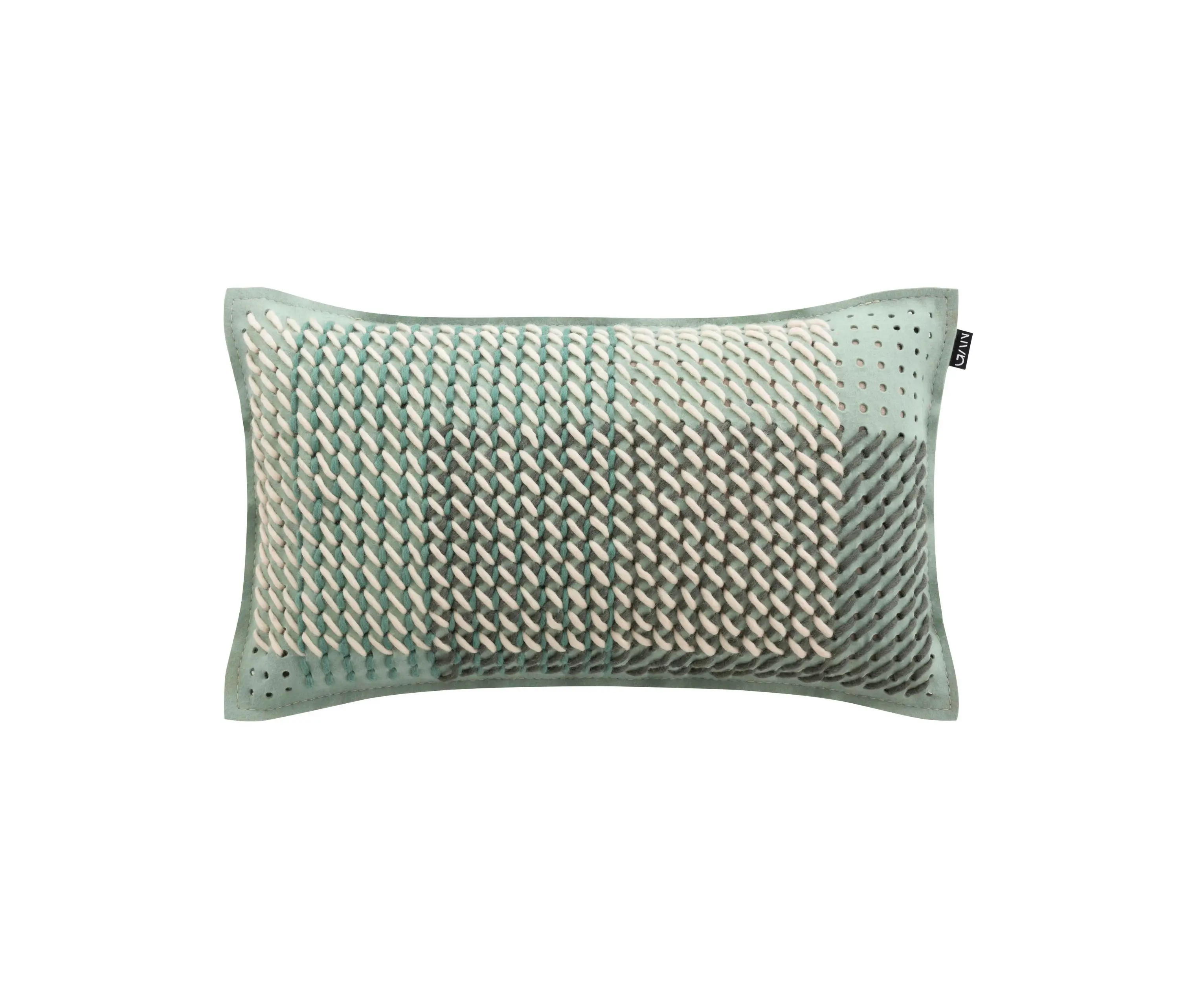 GAN - Canevas Geo Cushion Green