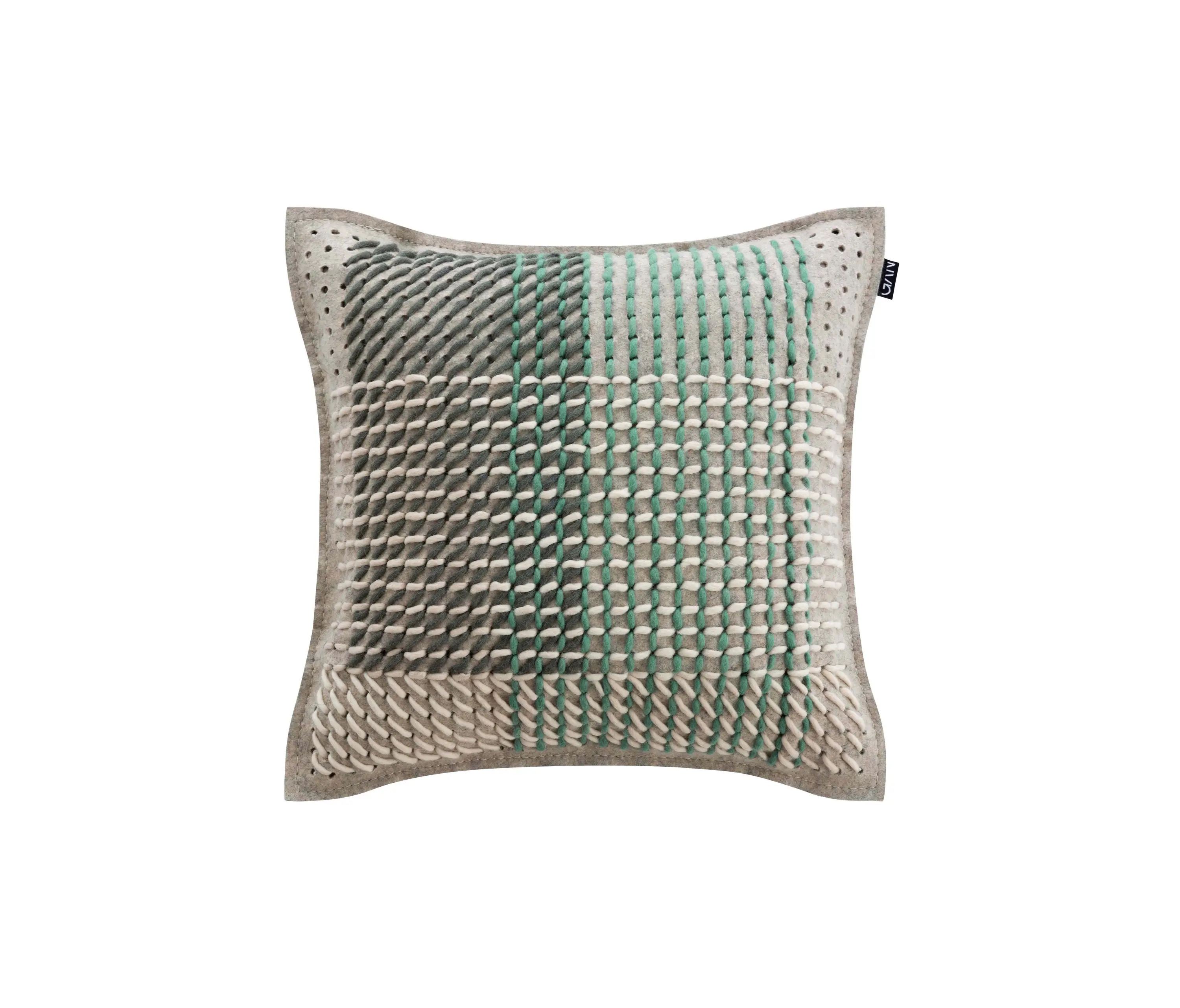 GAN - Canevas Geo Cushion Green