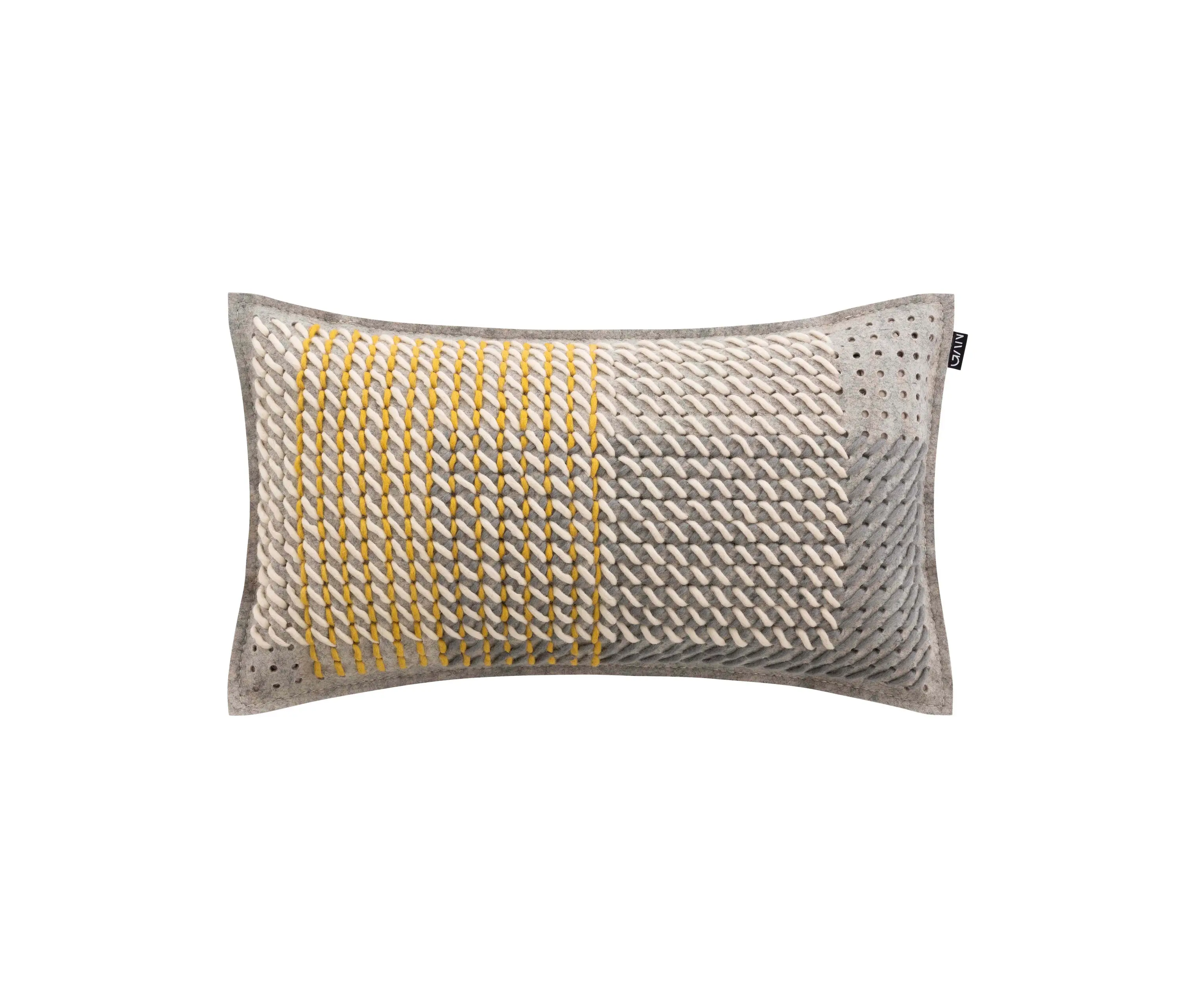 GAN - Canevas Geo Cushion Grey