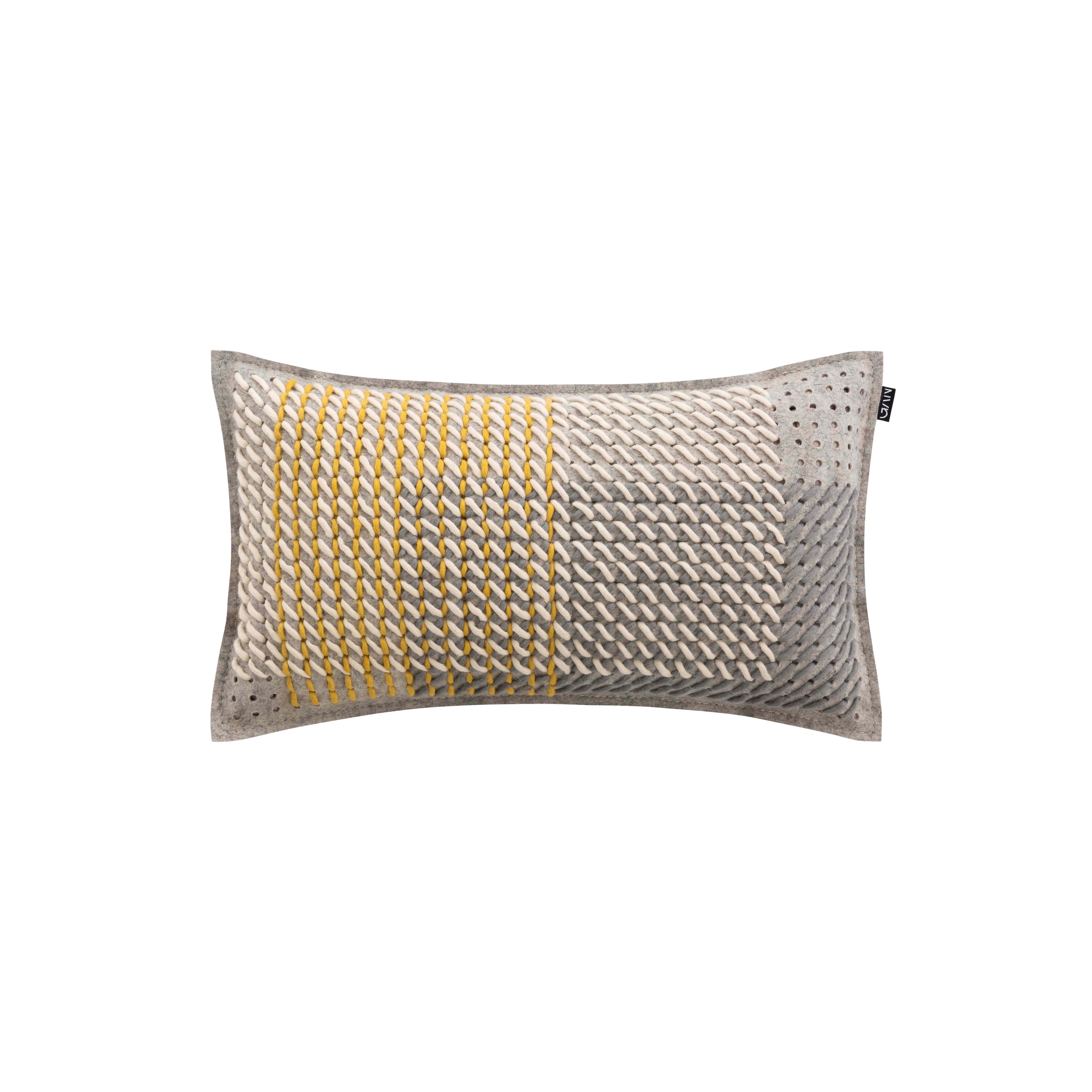 Canevas Geo Cushion Grey