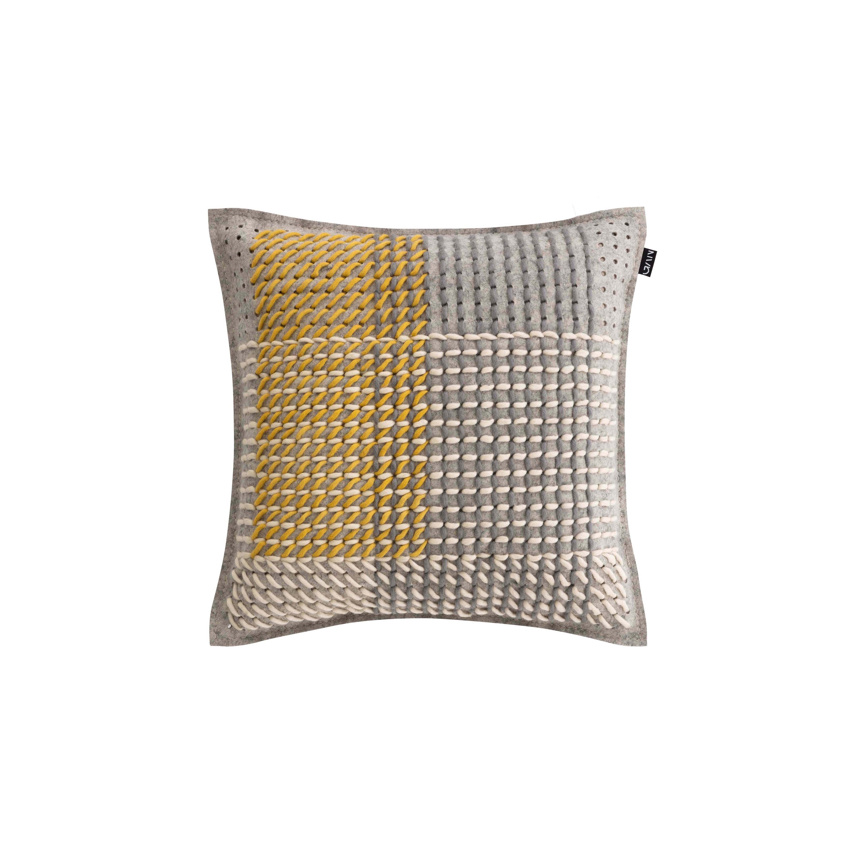 Canevas Geo Cushion Grey