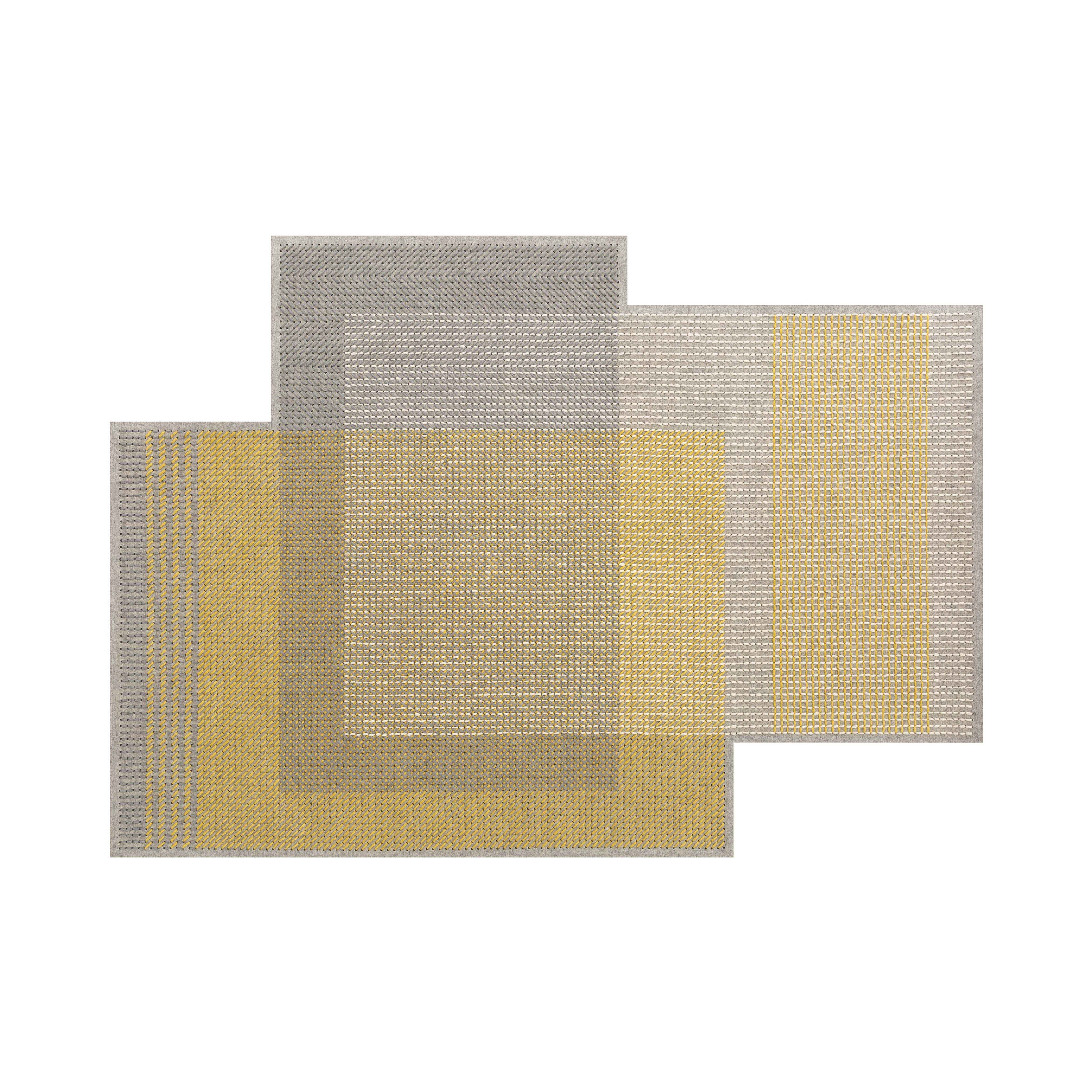 Canevas Geo Rug Grey