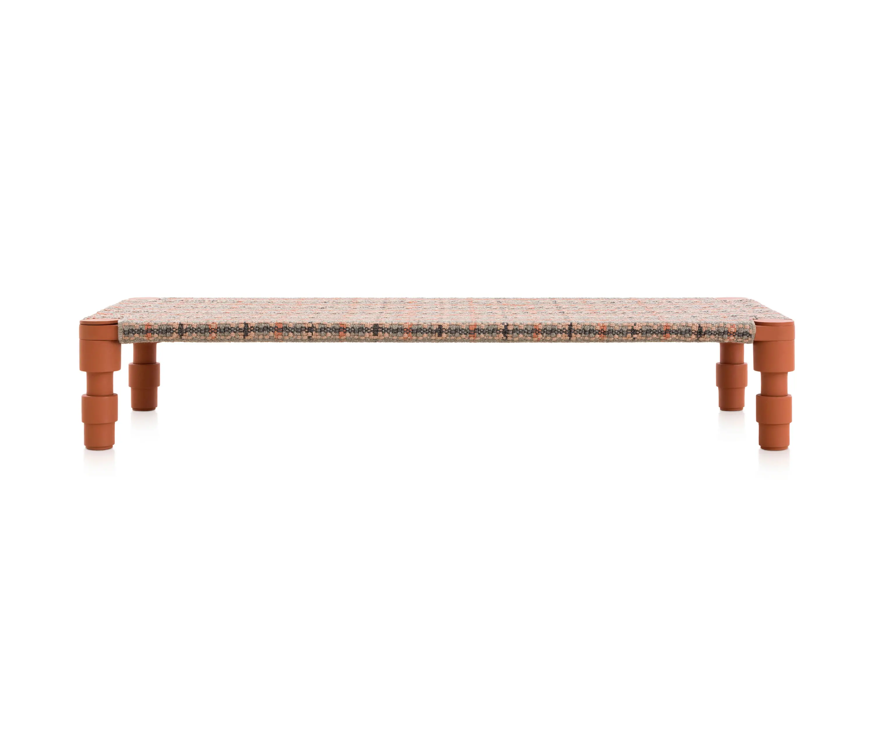 GAN - Garden Layers Single Indian bed Tartan terracotta
