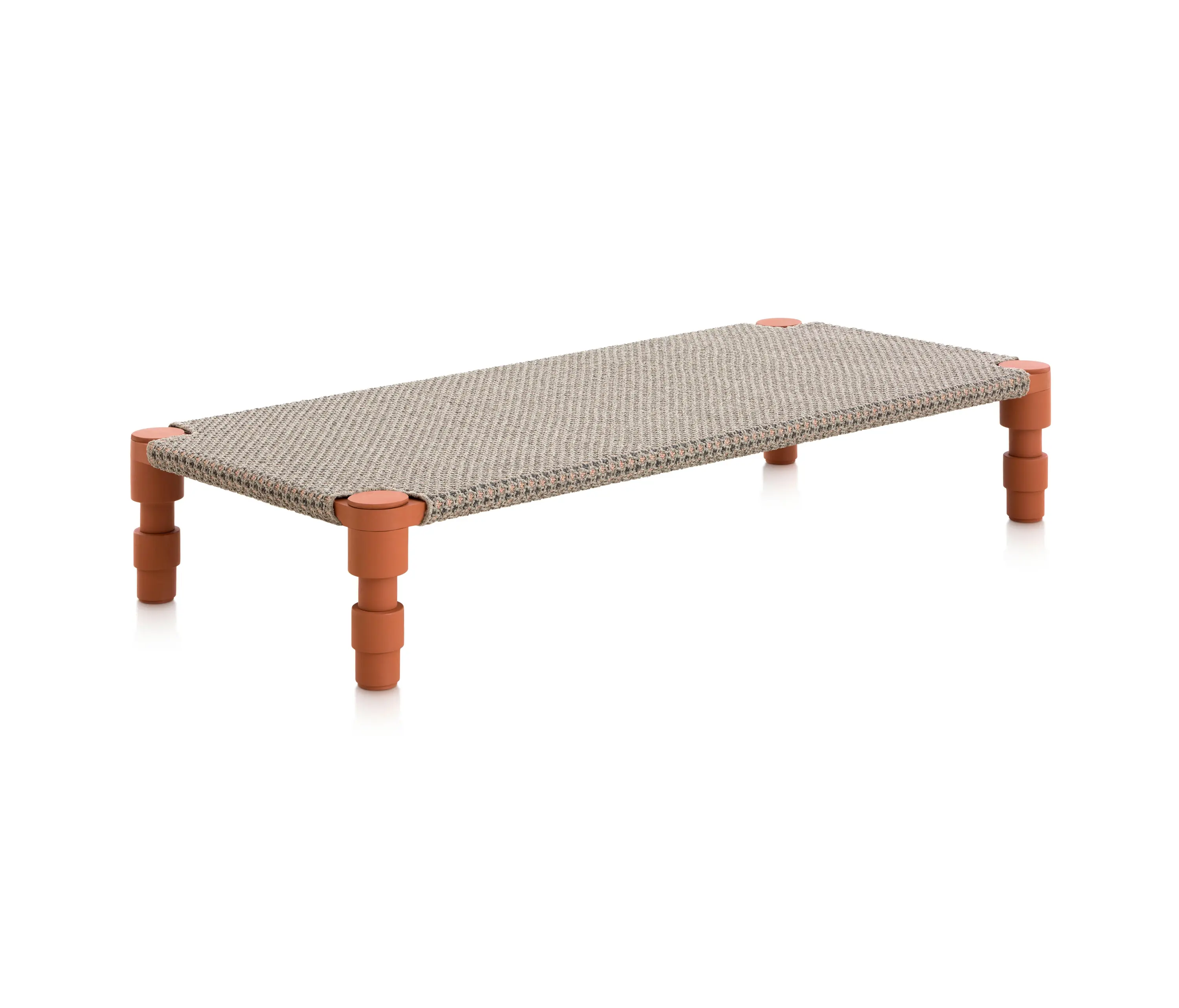 GAN - Garden Layers Single Indian bed Gofre terracotta