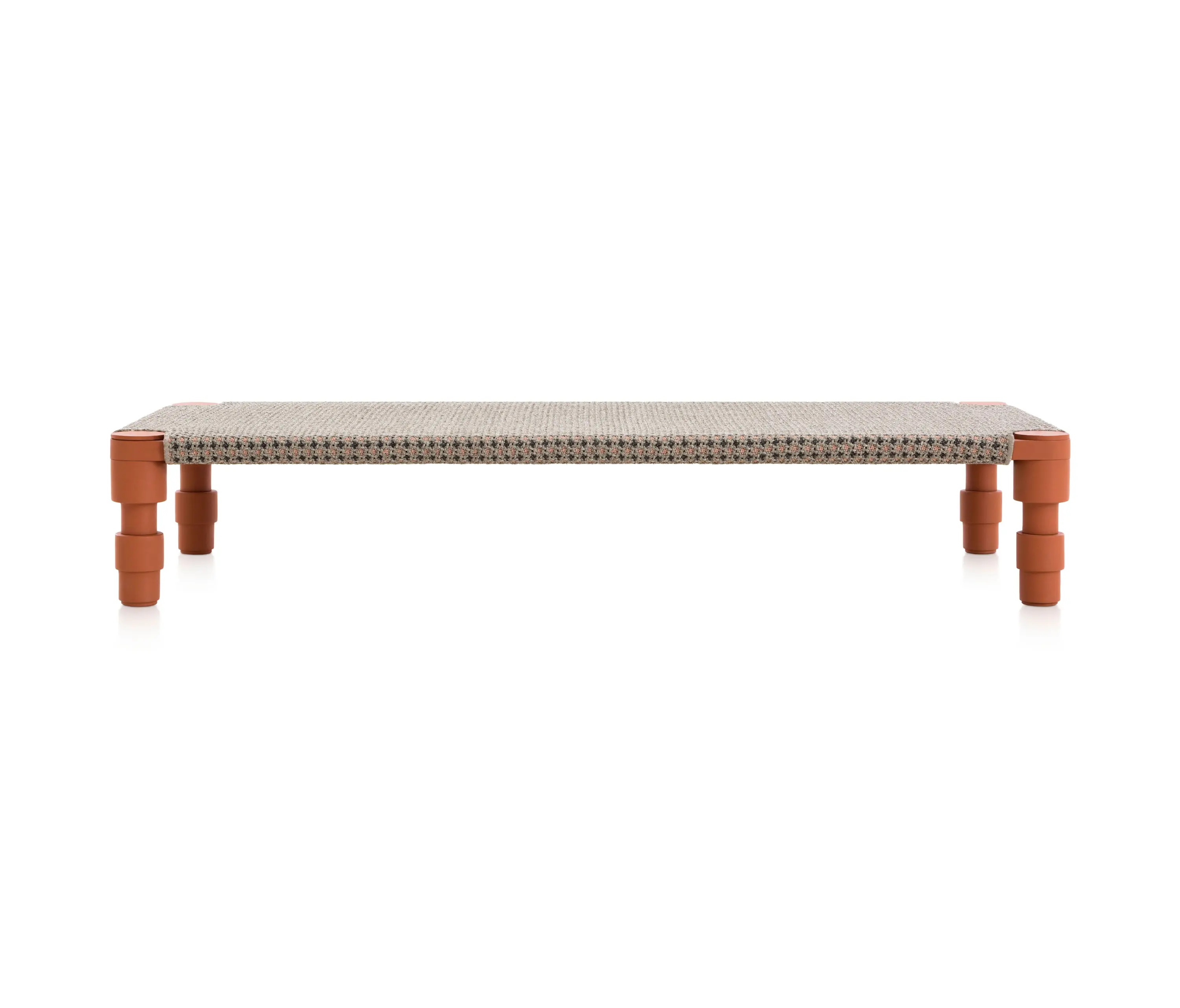 GAN - Garden Layers Single Indian bed Gofre terracotta