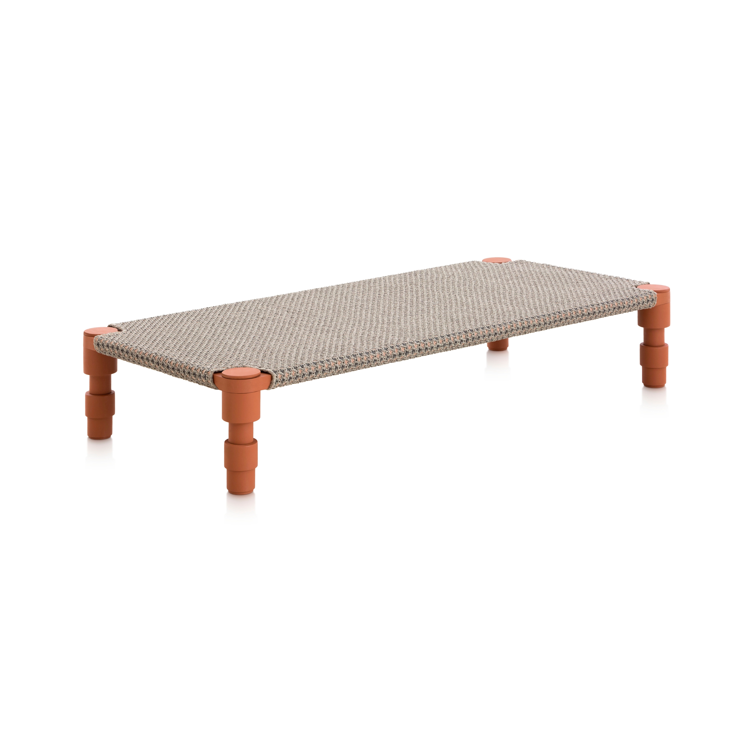 Garden Layers Single Indian bed Gofre terracotta