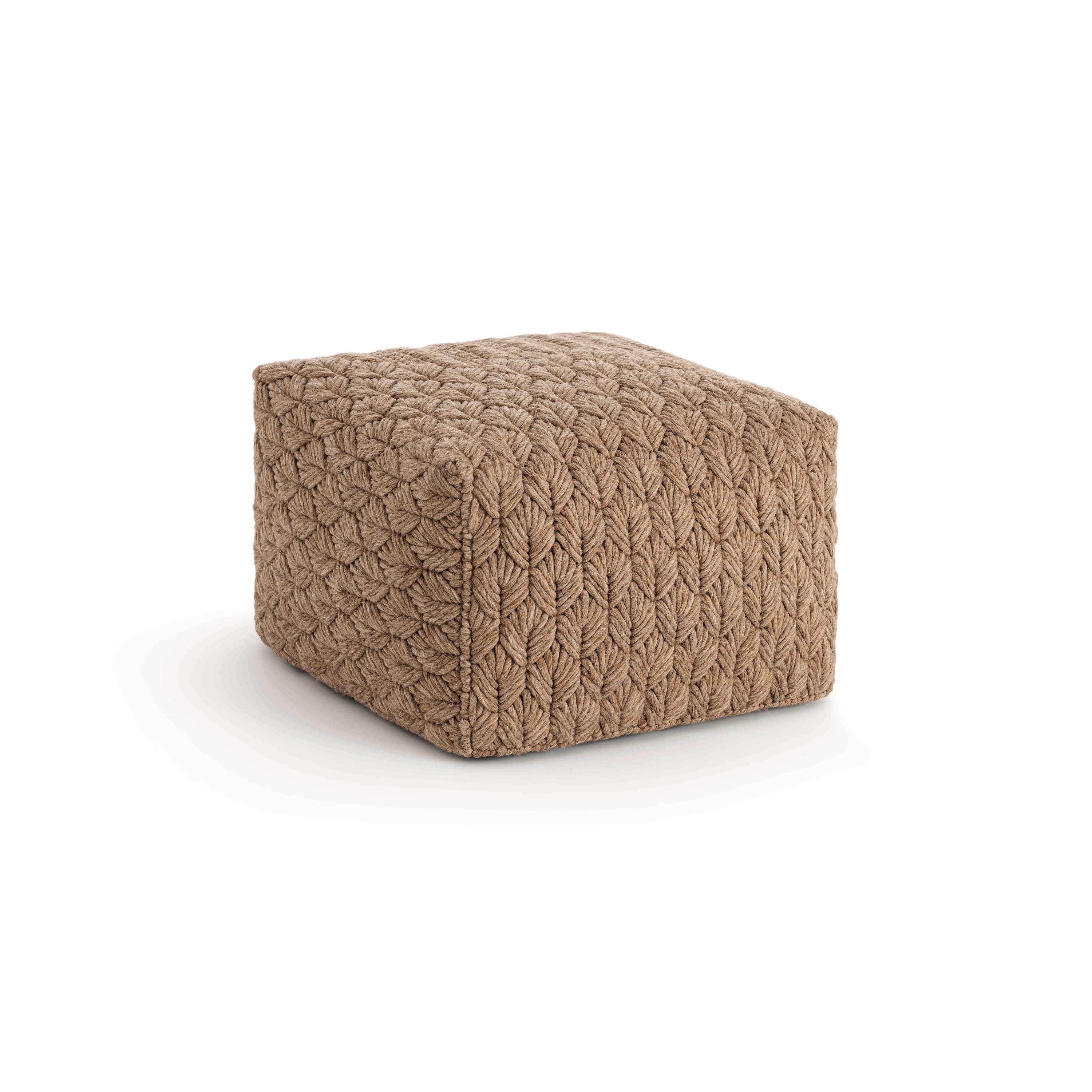 Chaddar Pouf Camel