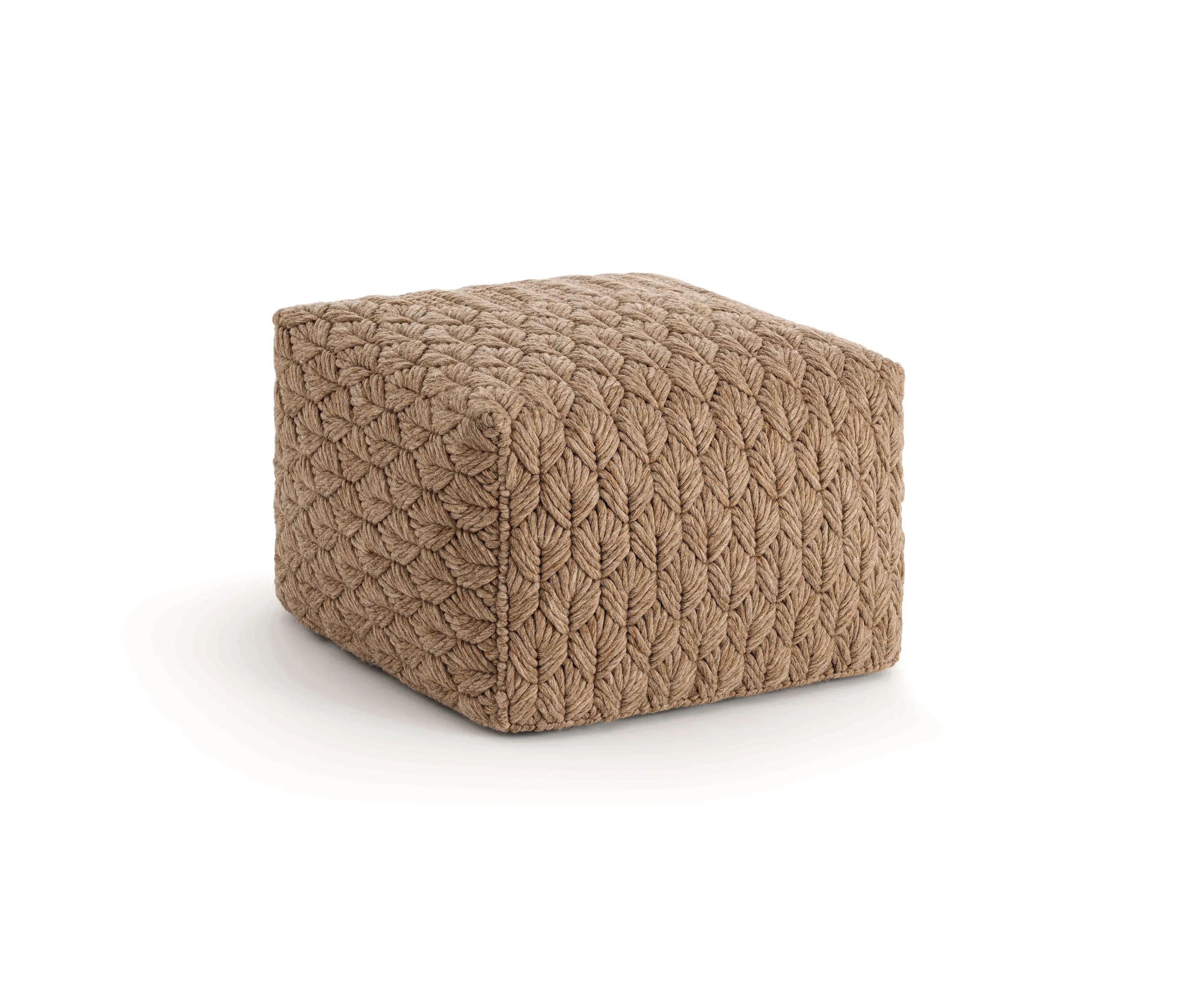 GAN - Chaddar Pouf Camel