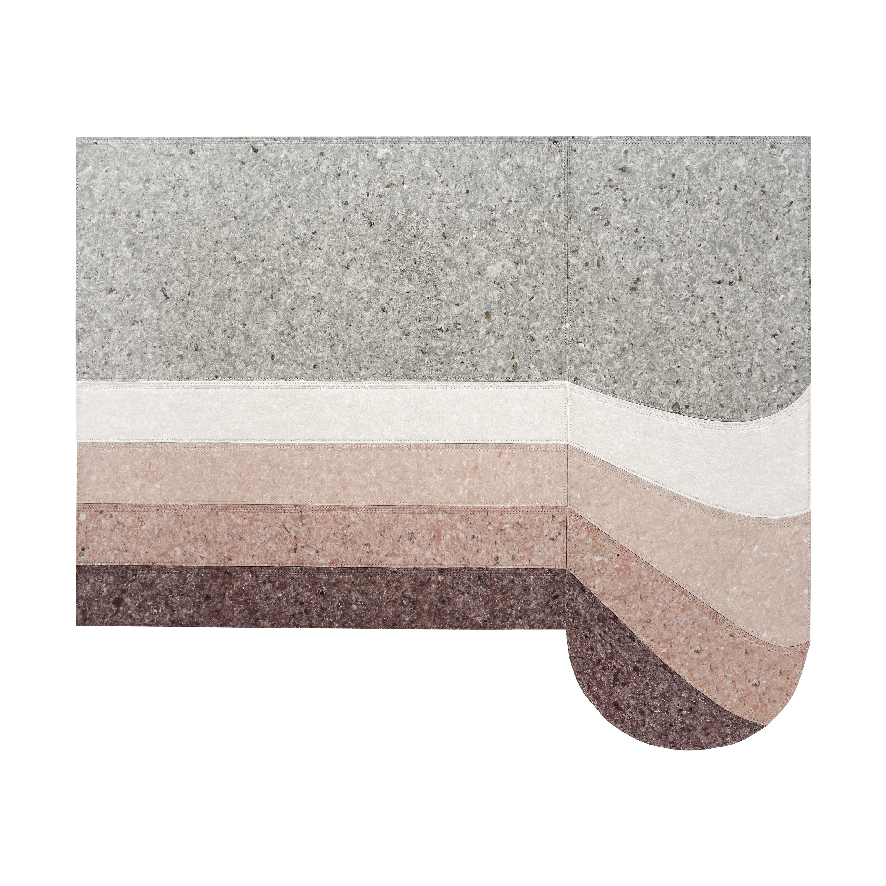 Nuances Rug Round Burgundy