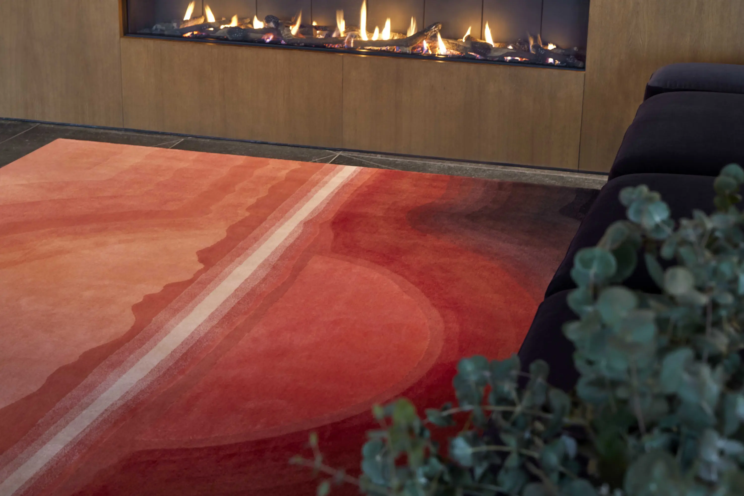 GAN - Sunset Rug Red