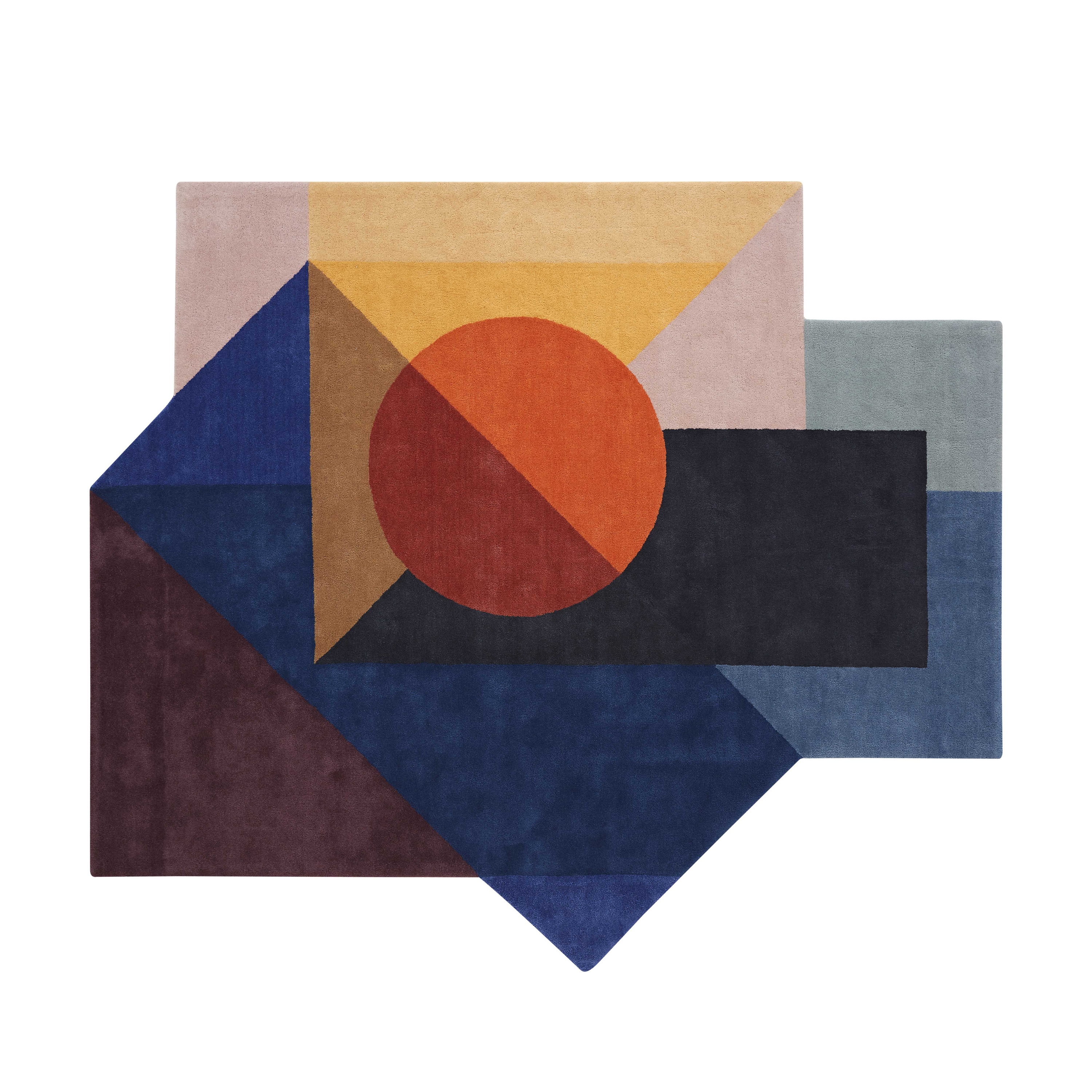 Display product Zoe Kubb Rug Multi from manufacturer GAN