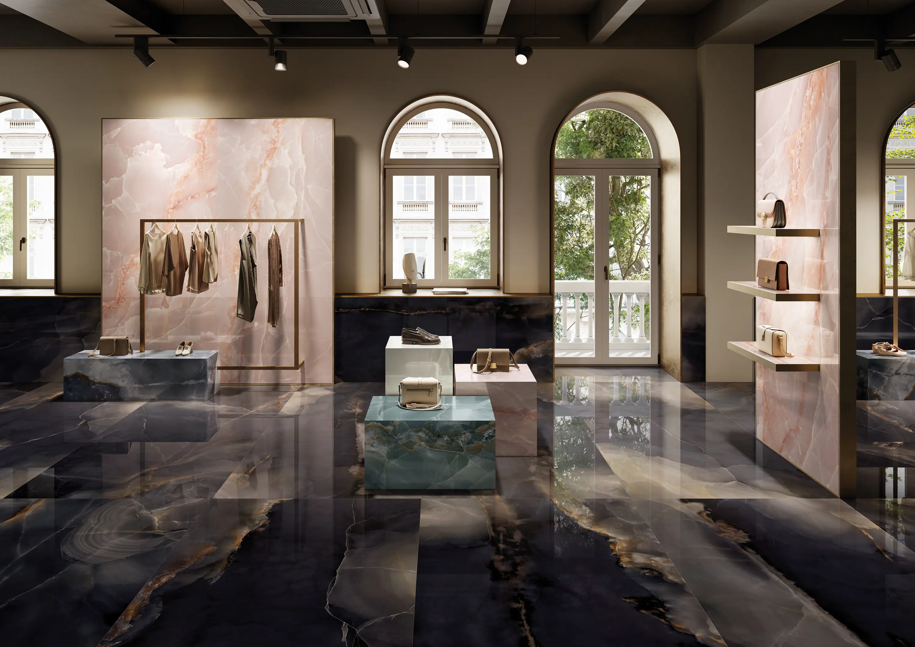 EMILGROUP - Tele di Marmo Onyx - Onyx Black