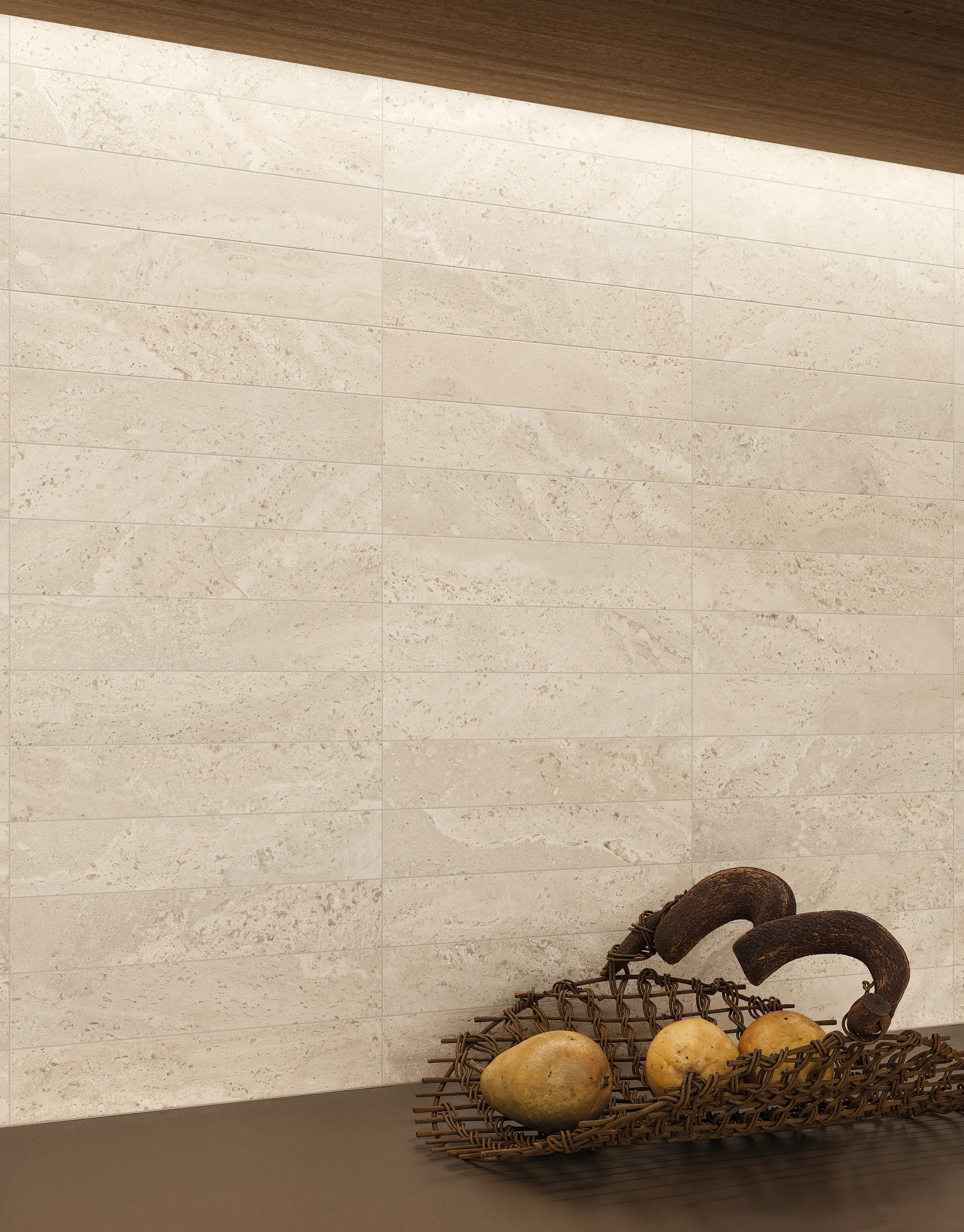 EMILGROUP - Dual Travertine Poro Chiuso Mosaico 5x5 Beige