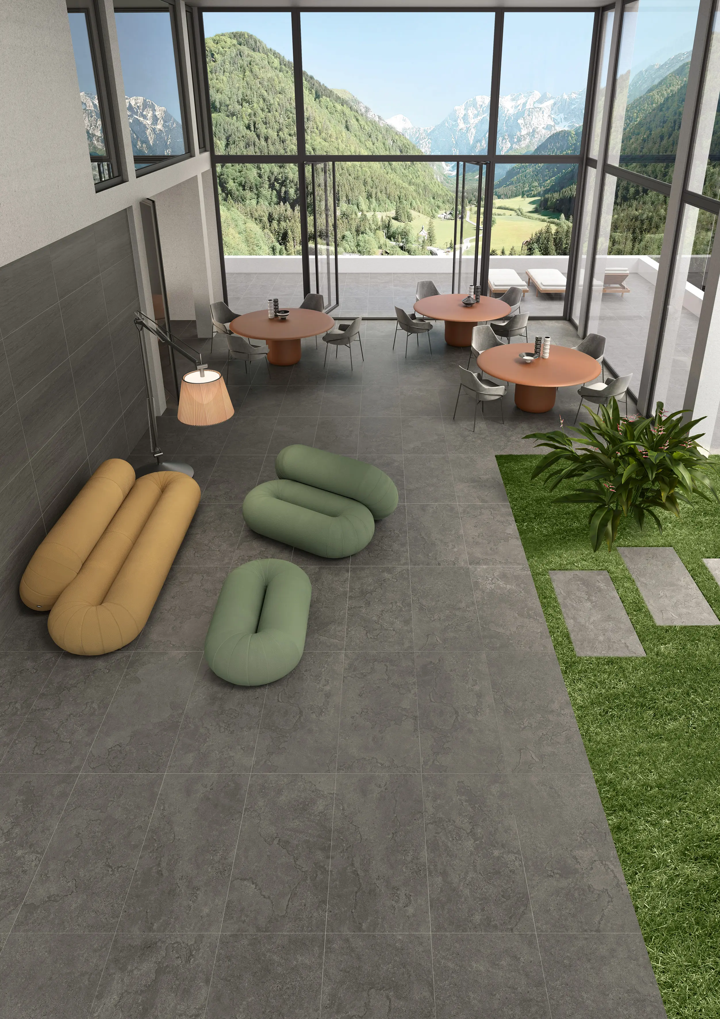 EMILGROUP - Portland Stone Vein Cut Anthracite
