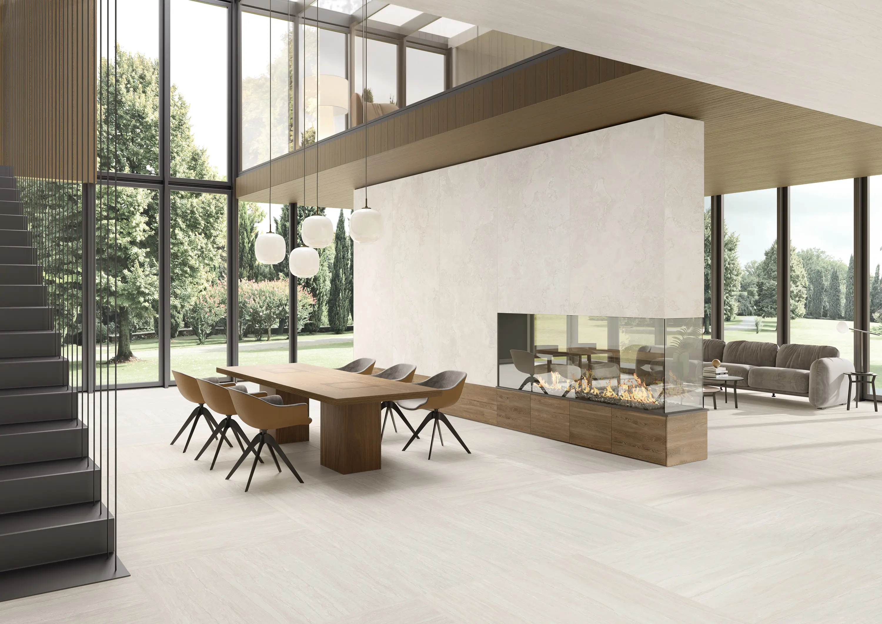 EMILGROUP - Portland Stone Vein Cut Anthracite