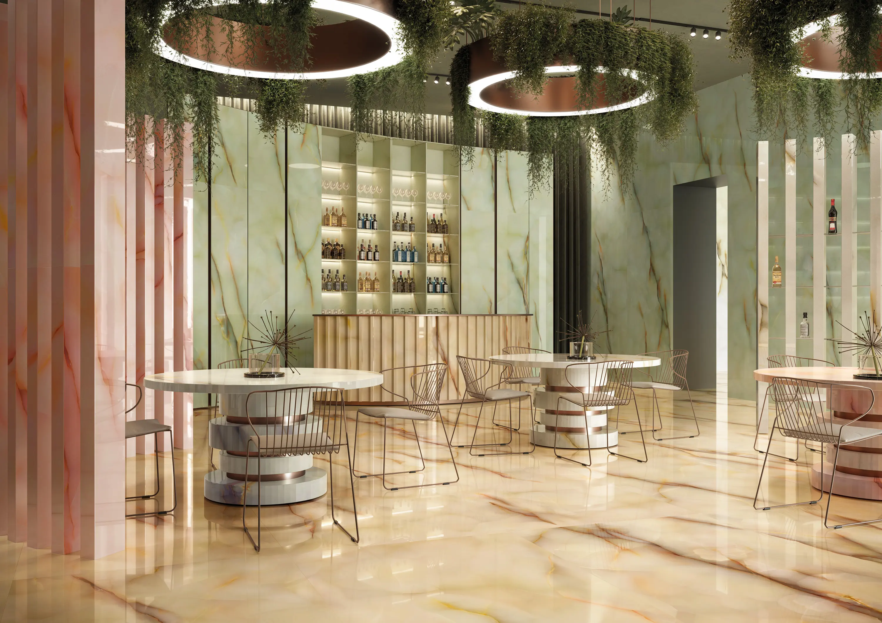 EMILGROUP - Tele di Marmo Pure Onyx Miele