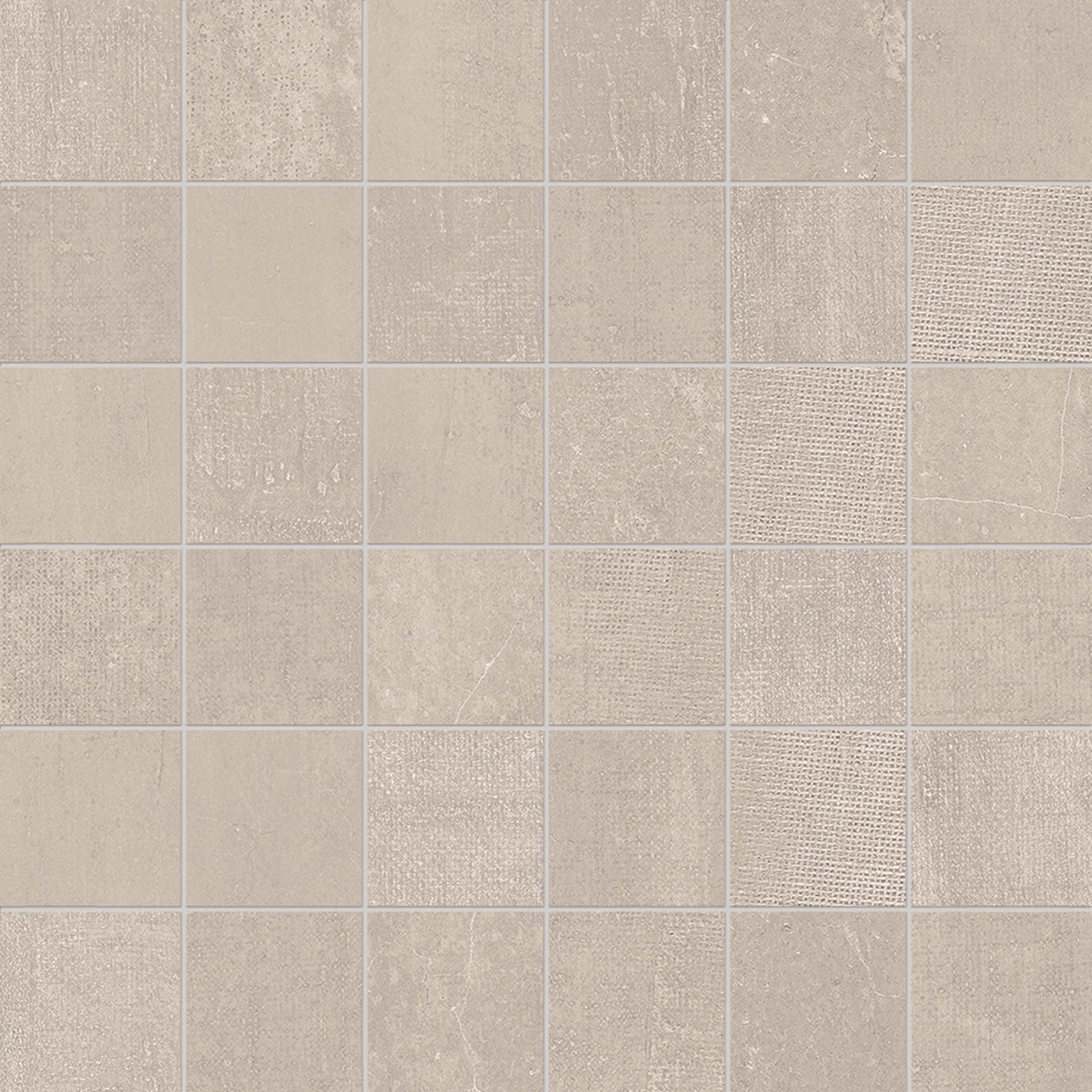 Gesso Mosaico 5X5 Taupe Linen
