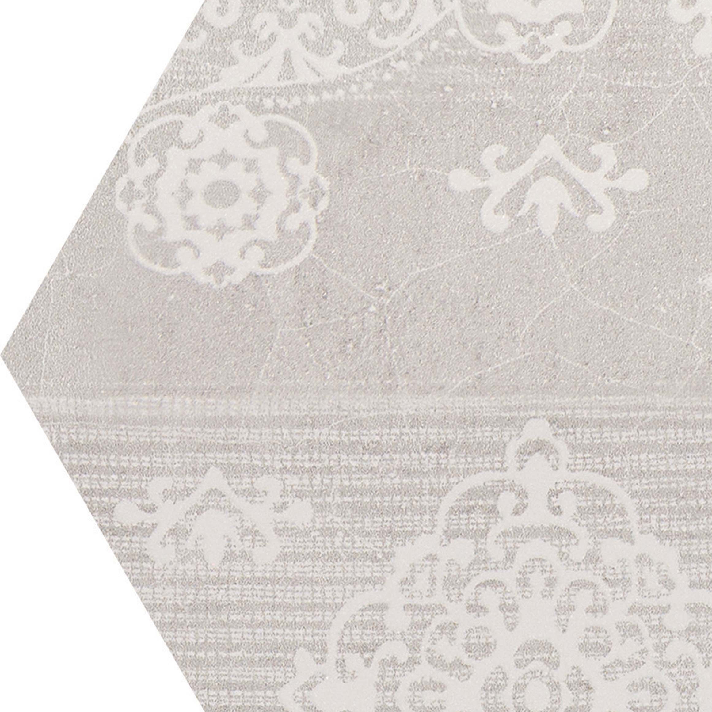 Display product Gesso Esagona Patchwork Natural White from manufacturer EMILGROUP