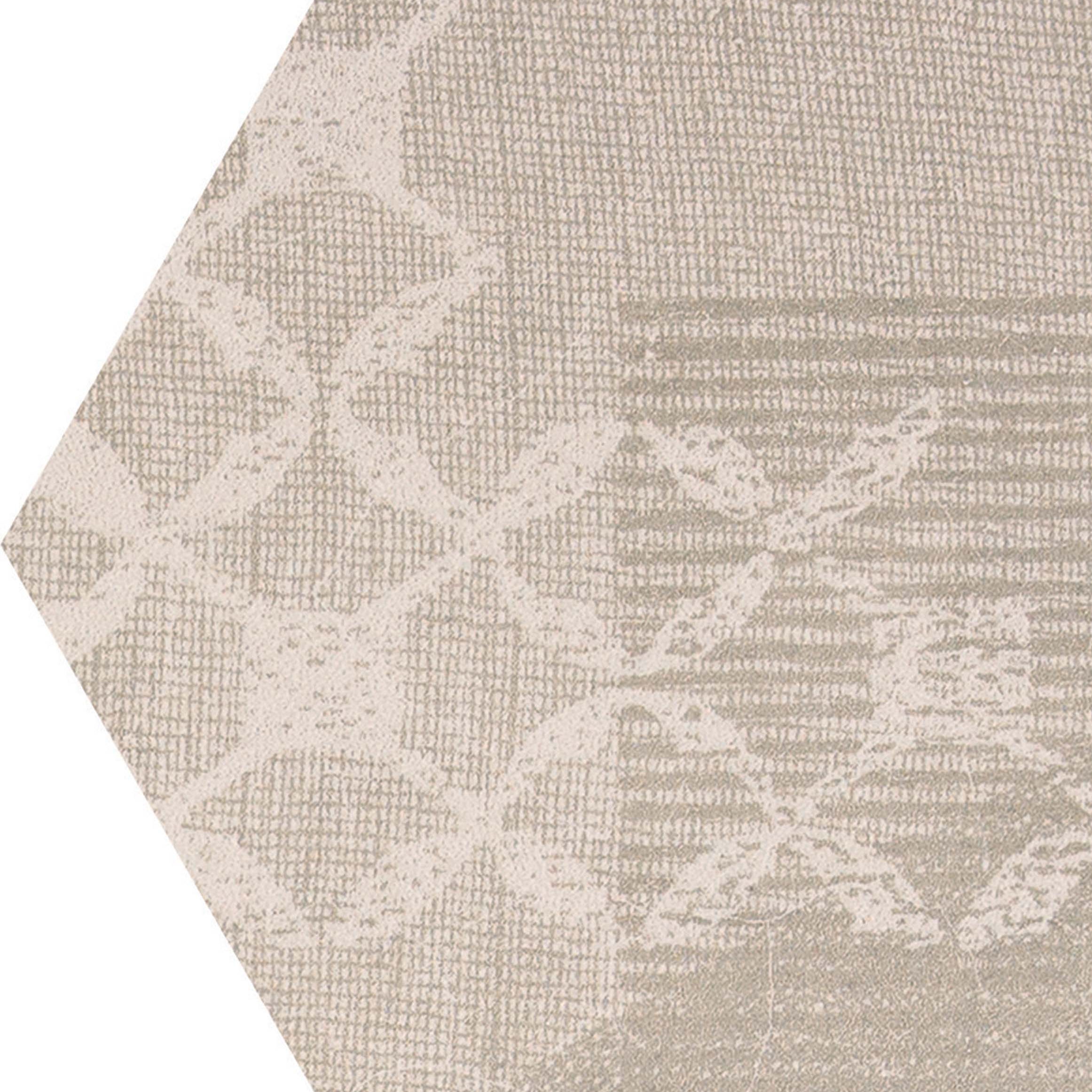 Display product Gesso Esagona Patchwork Taupe Linen from manufacturer EMILGROUP