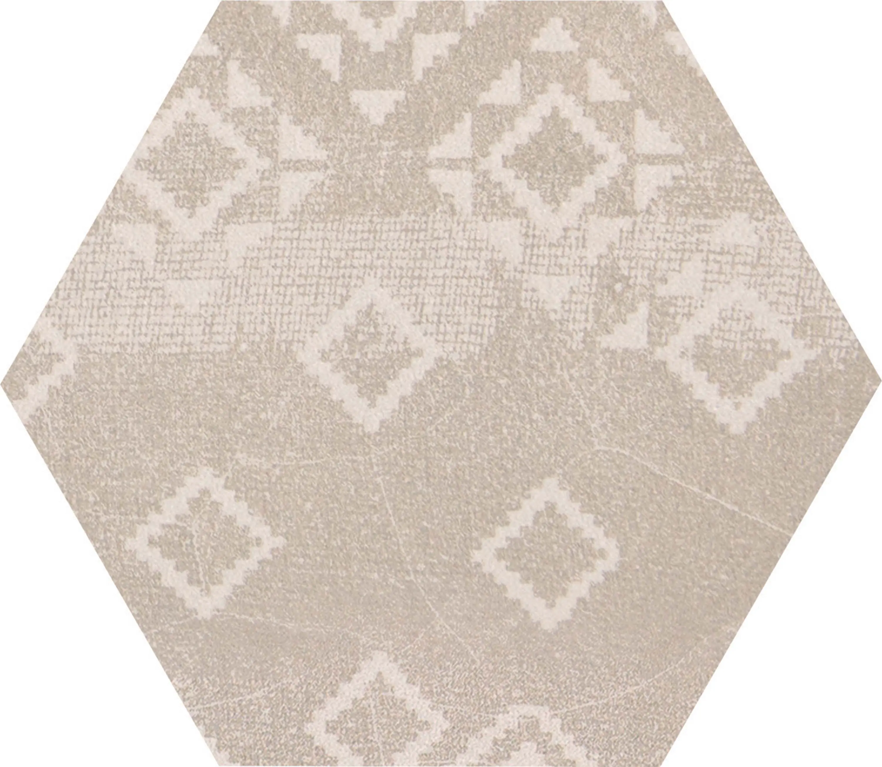 EMILGROUP - Gesso Esagona Patchwork Taupe Linen