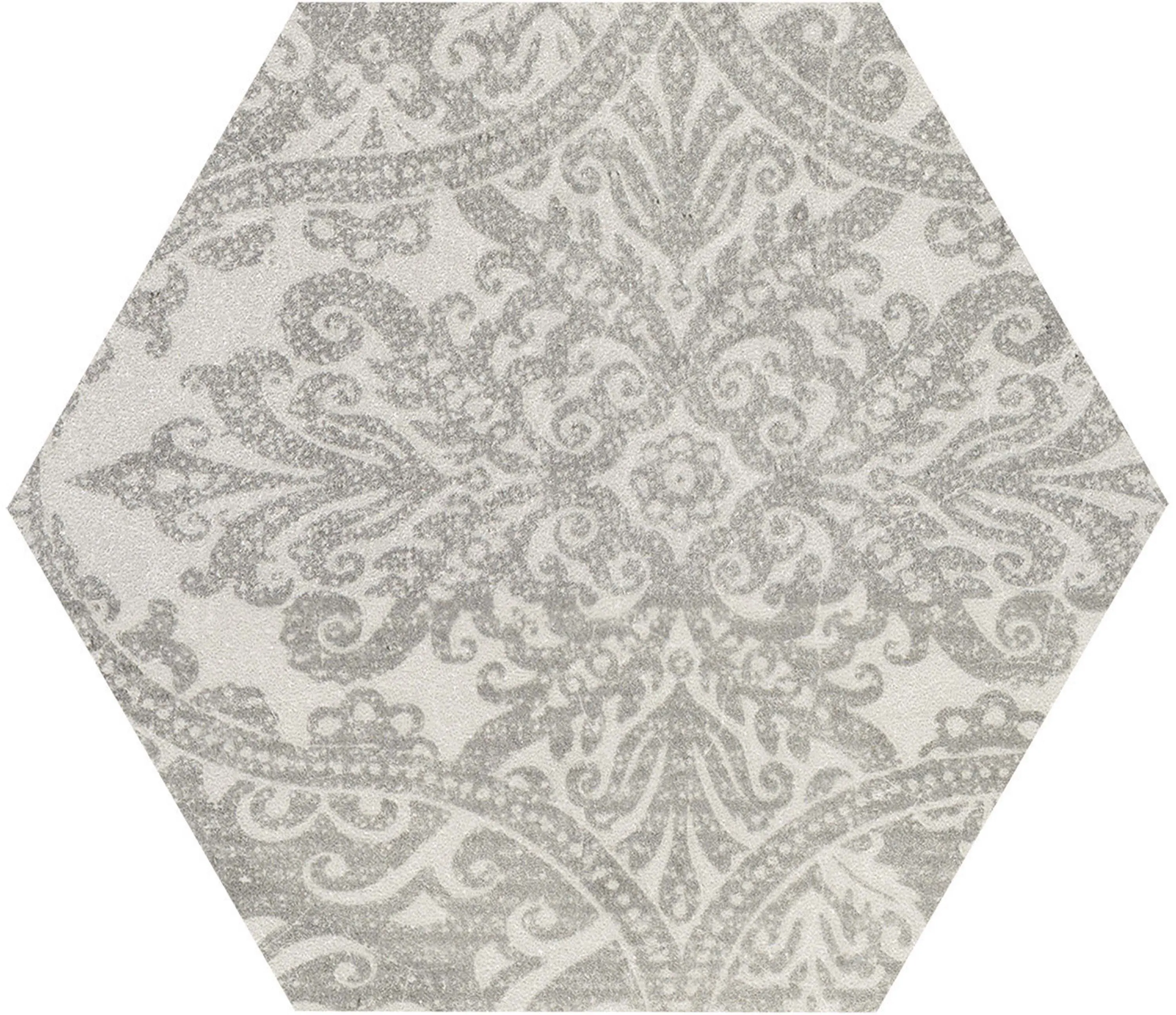 EMILGROUP - Gesso Esagona Patchwork Pearl Grey