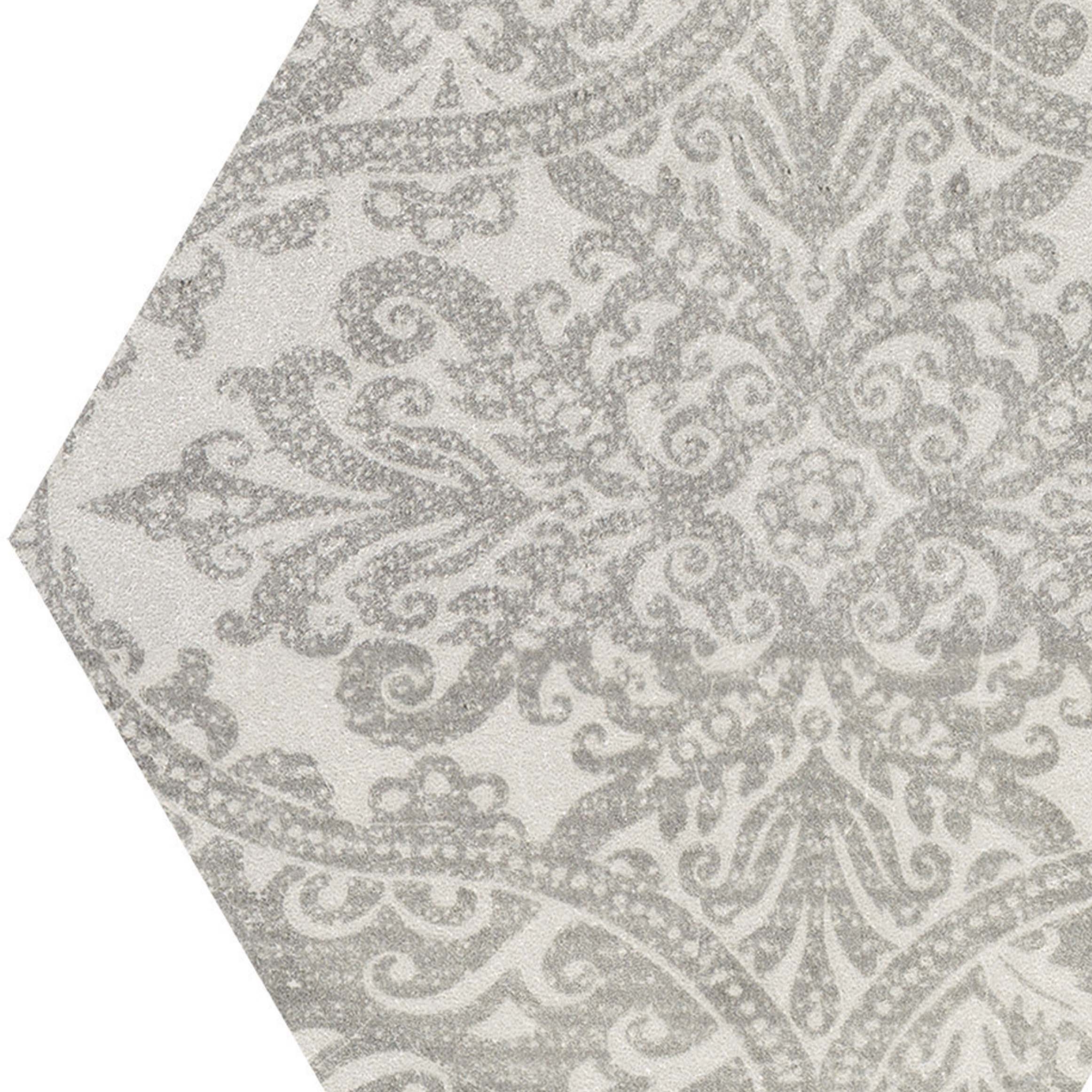 Display product Gesso Esagona Patchwork Pearl Grey from manufacturer EMILGROUP