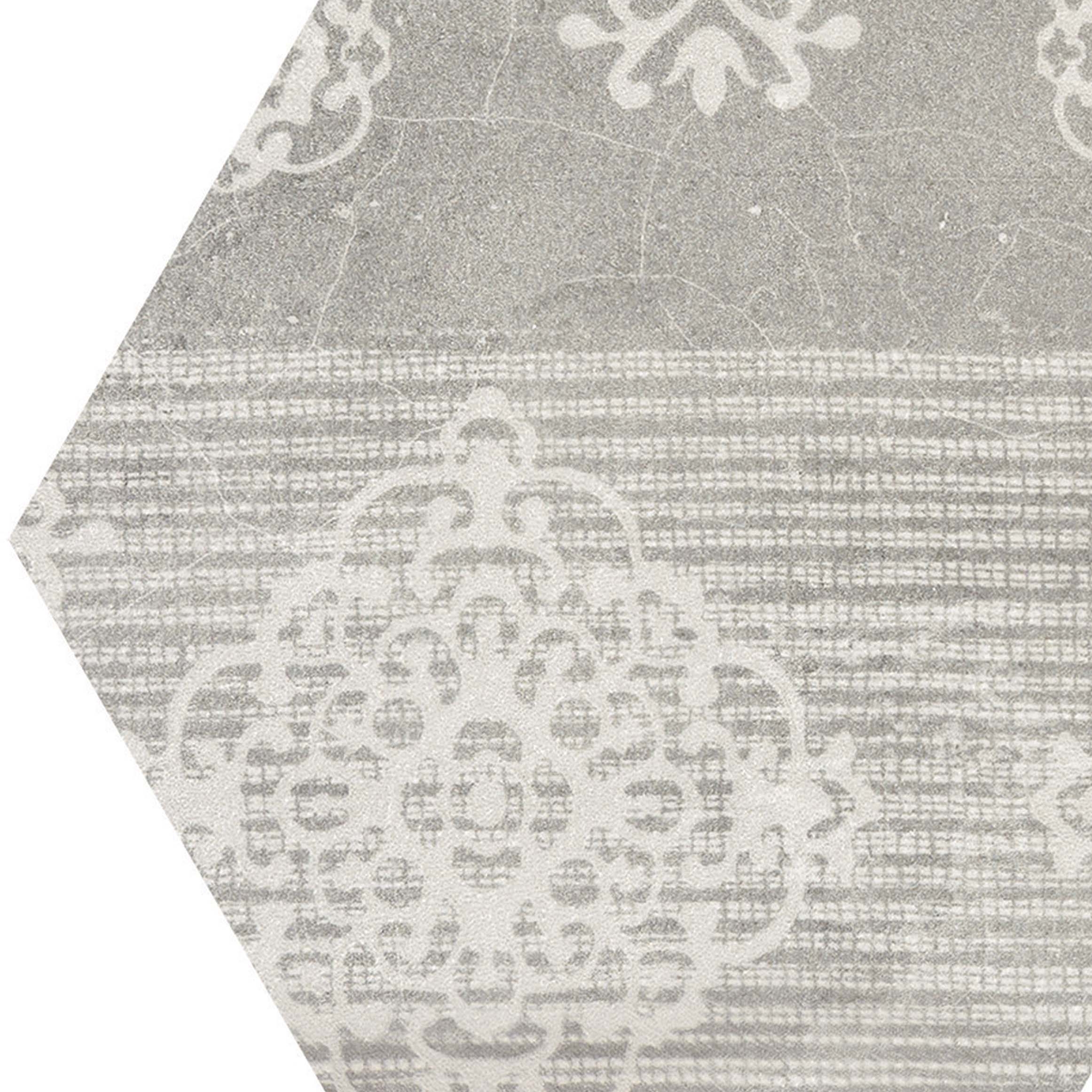 Display product Gesso Esagona Patchwork Pearl Grey from manufacturer EMILGROUP