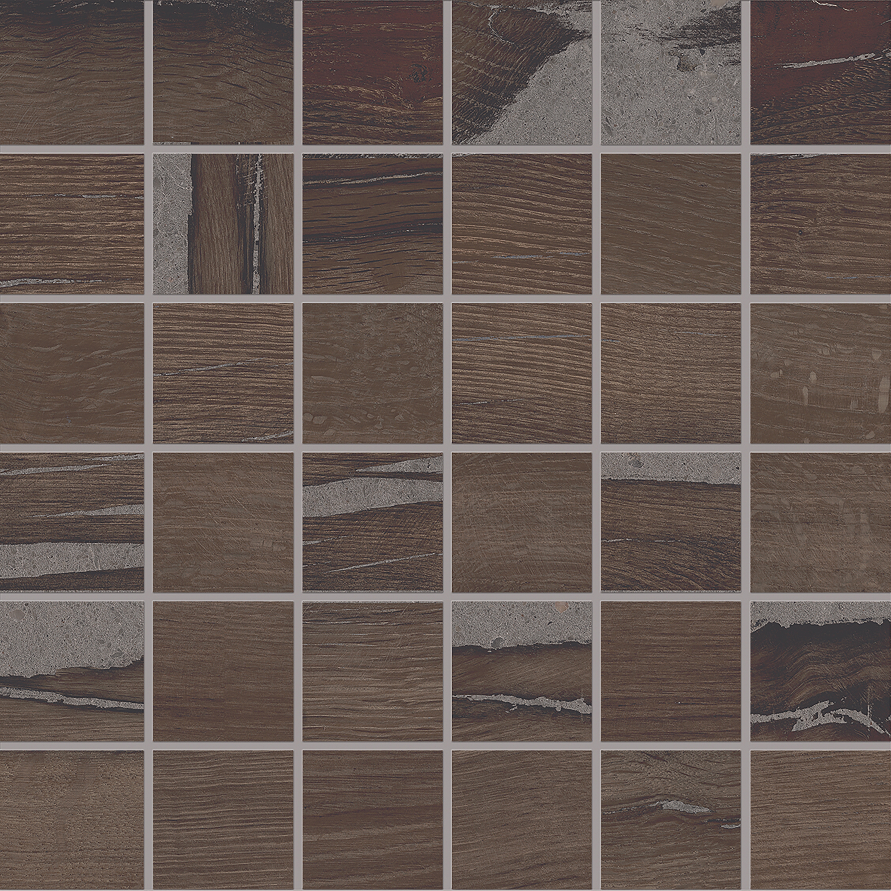 Display product Alter Mosaico 5x5 Bruciato from manufacturer EMILGROUP