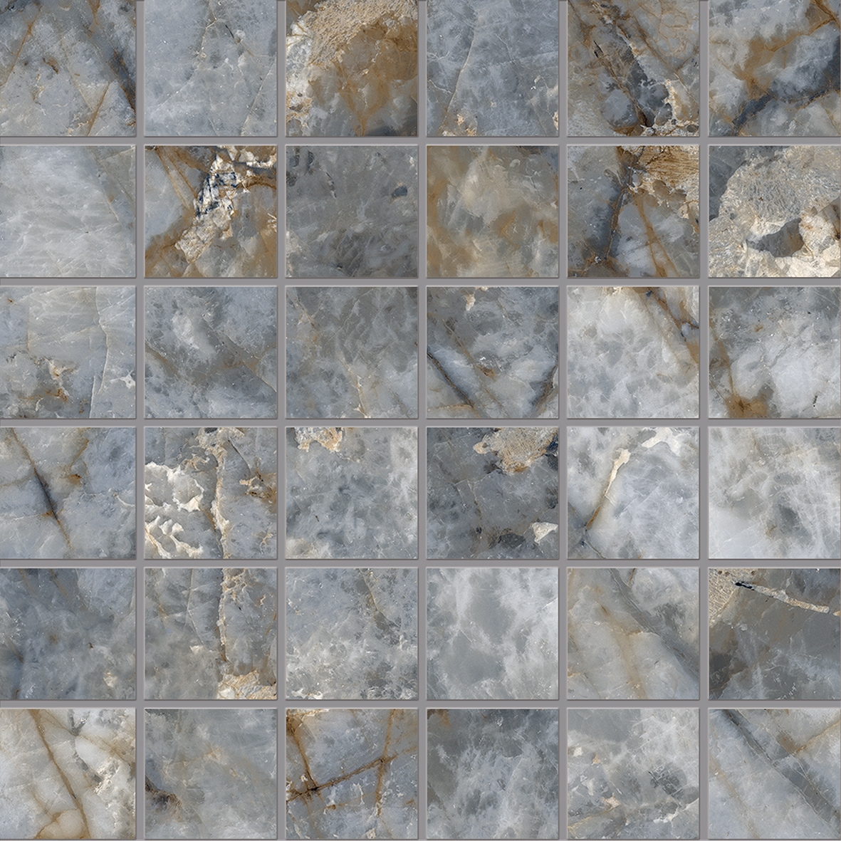 Produkt Tele di Marmo Revolution Decori Blu Ande Mosaico 5x5 des Herstellers EMILGROUP anzeigen