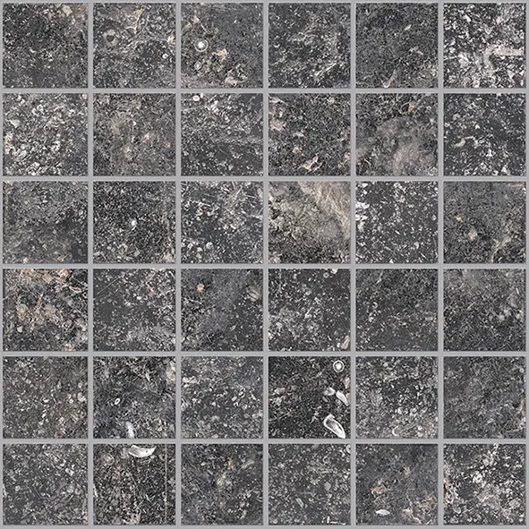 EMILGROUP - Unique Bleu Mosaico 5x5 Anthracite Ancienne