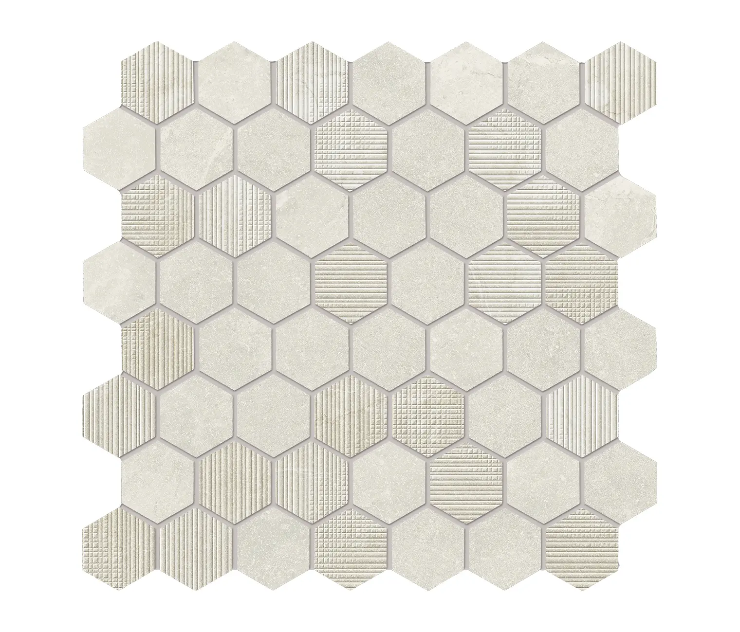 EMILGROUP - Eureka Mosaico Esagona Bianco