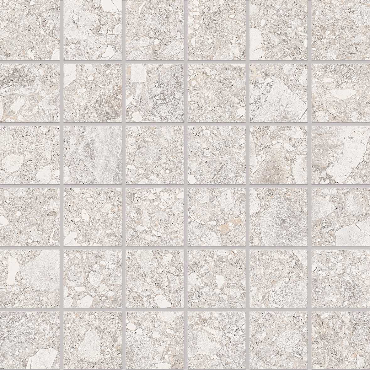 Afficher le produit Lombarda Mosaico 5x5 Bianco du fabricant EMILGROUP