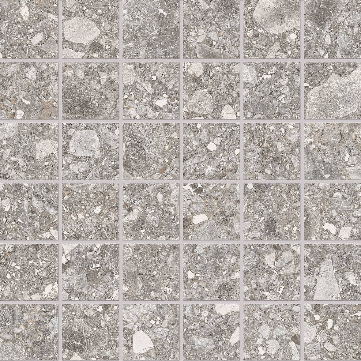 Lombarda Mosaico 5x5 Grigio