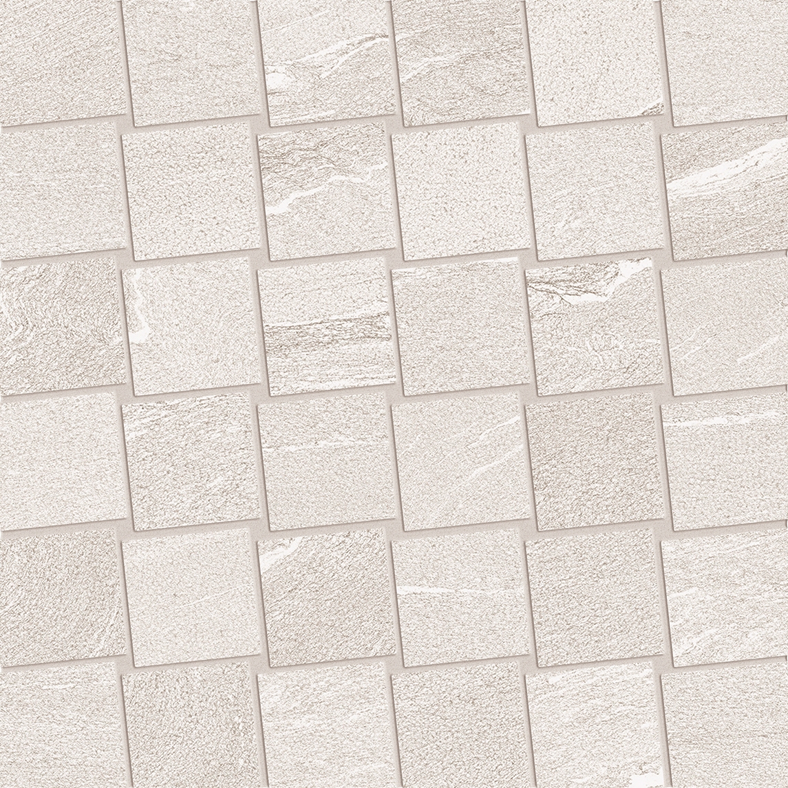 Mosaico Dado Martellata White