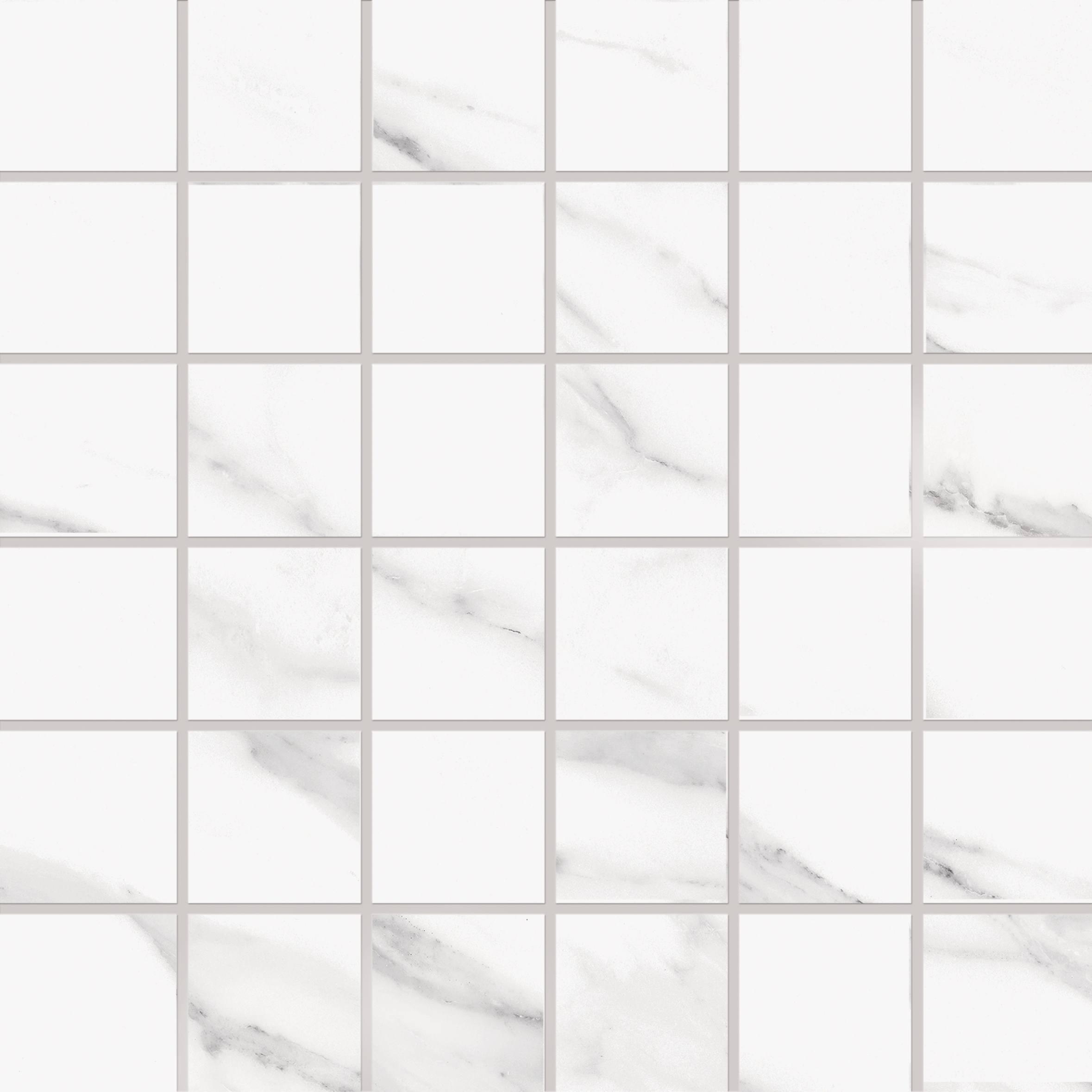 Tele di Marmo Mosaico 5X5 Statuario Michelangelo