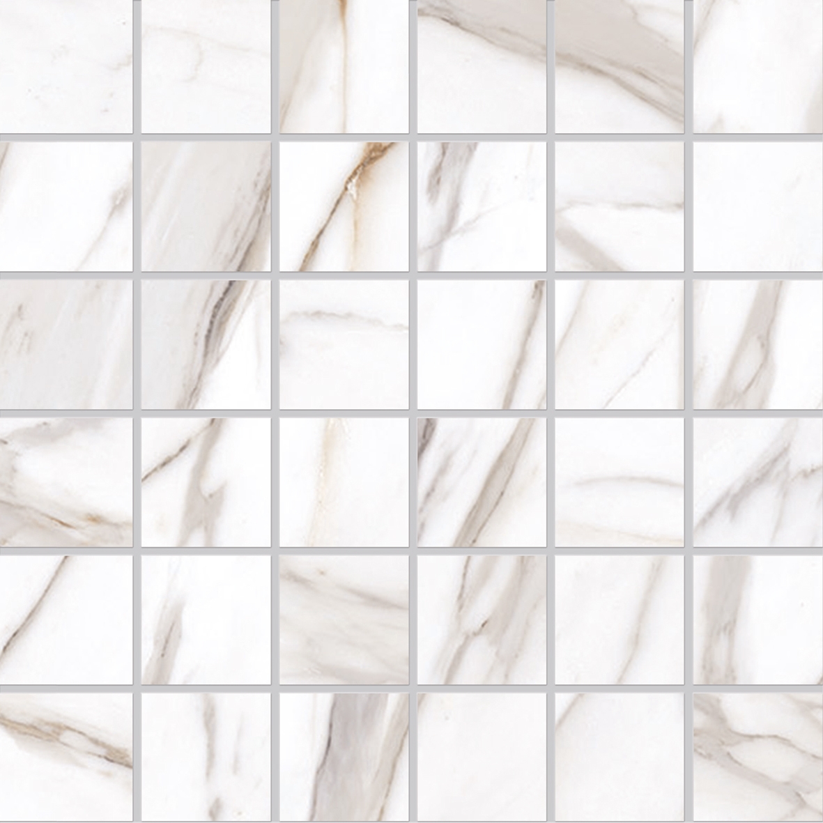 Tele di Marmo Reloaded Mosaico CALACATTA GOLD CANOVA 5X5