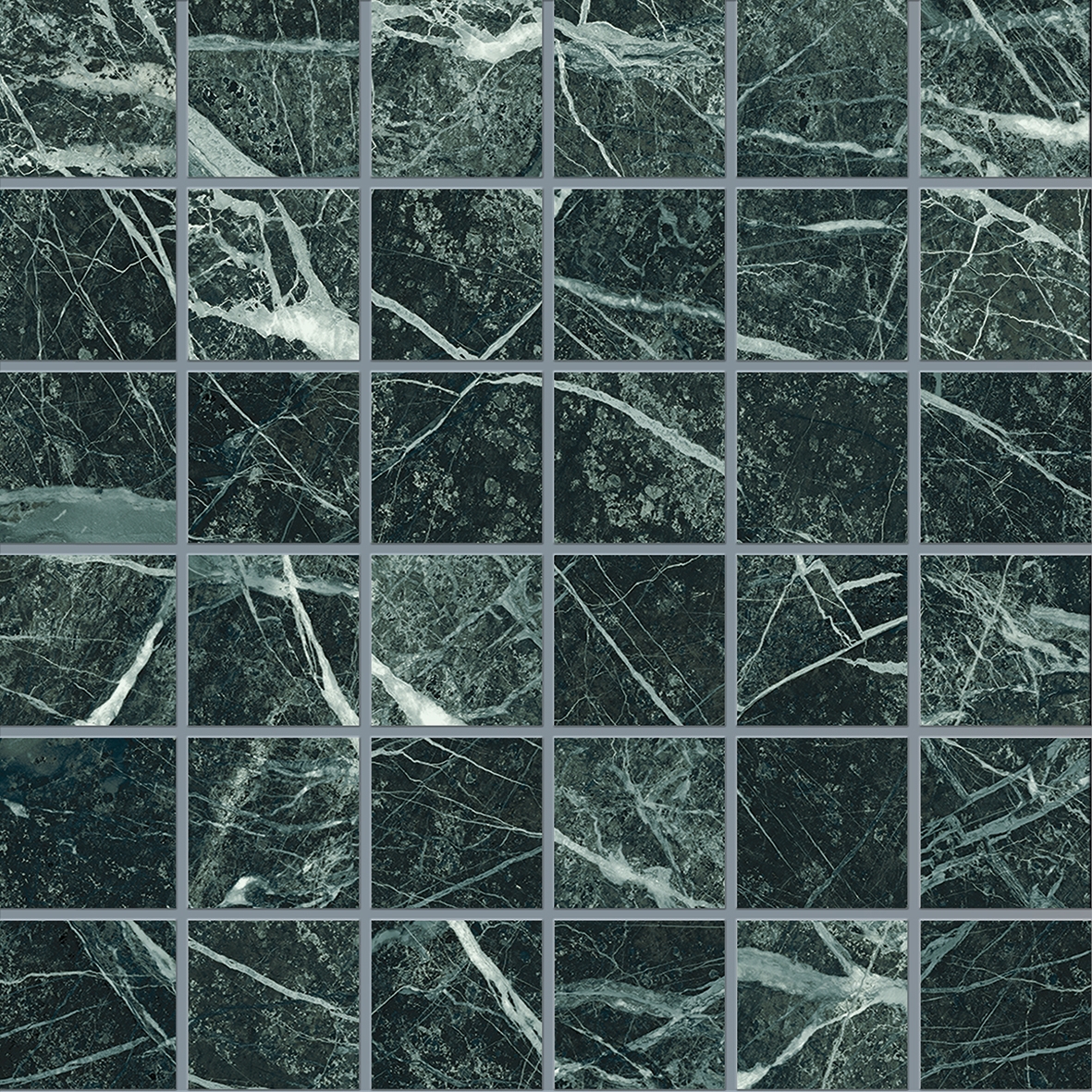 Display product Tele di Marmo Revolution Decori Saint Denis Mosaico 5x5 from manufacturer EMILGROUP
