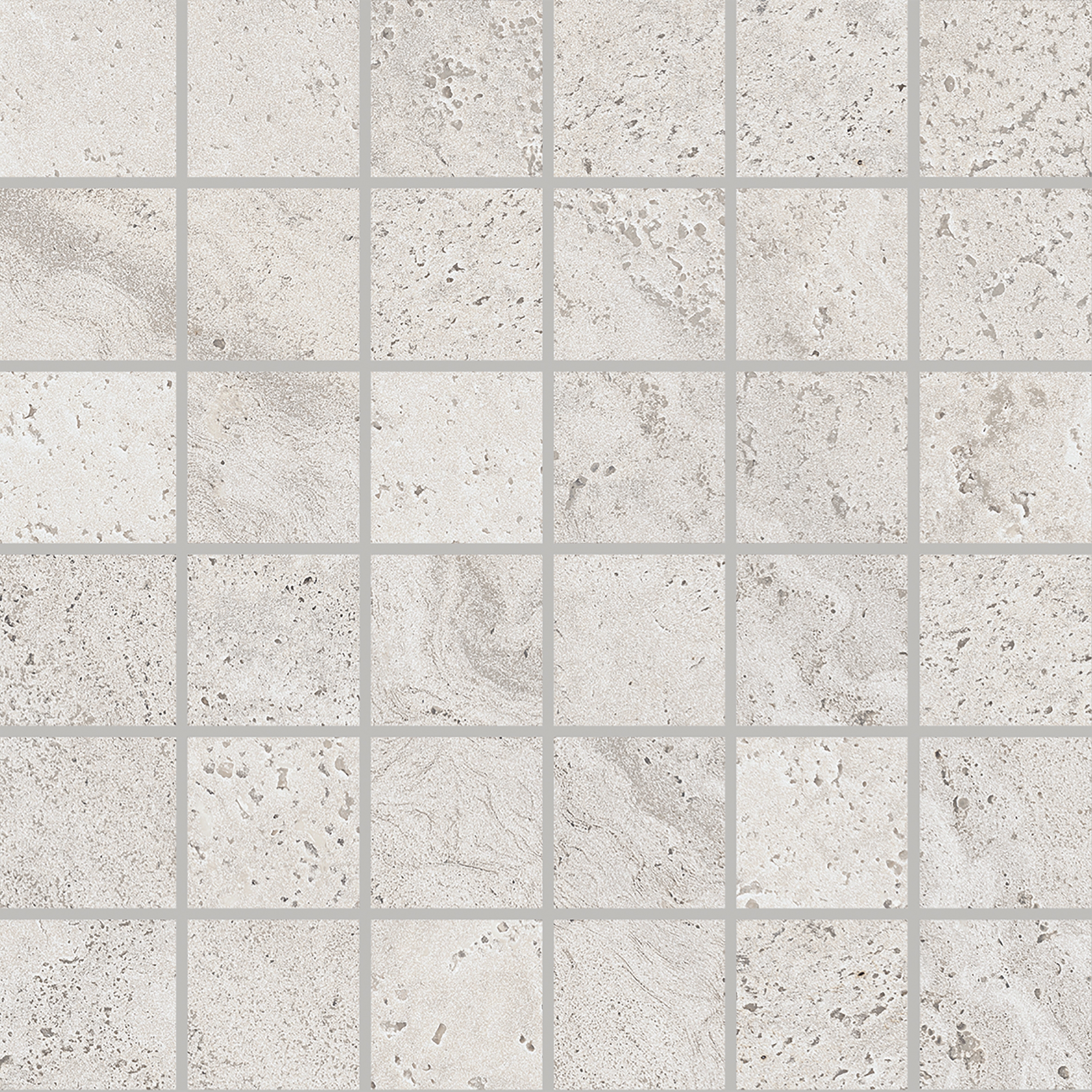 Unique Travertine Mosaico 5x5 Silver
