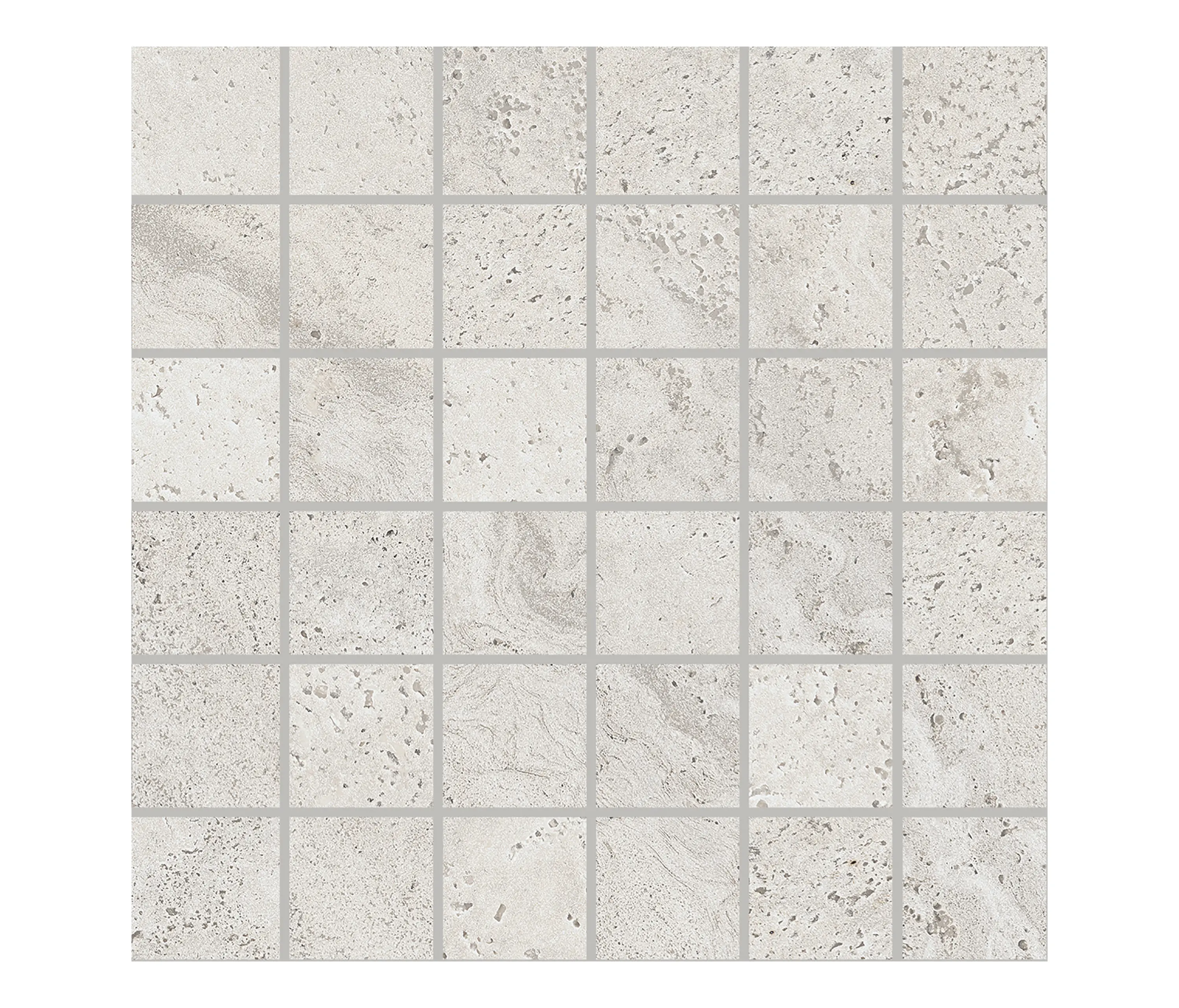 EMILGROUP - Unique Travertine Mosaico 5x5 Silver