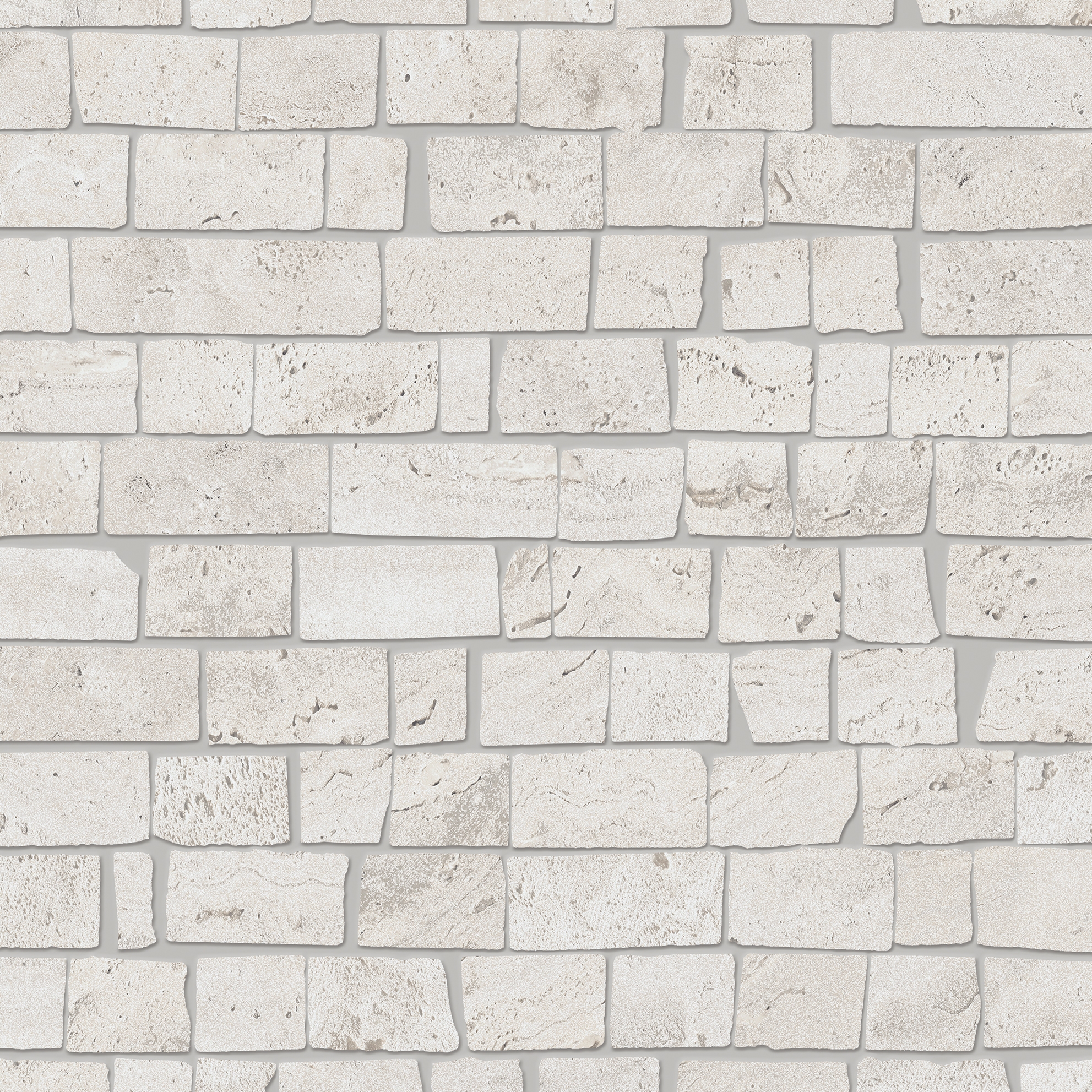 Unique Travertine Mosaico Mini Block Silver