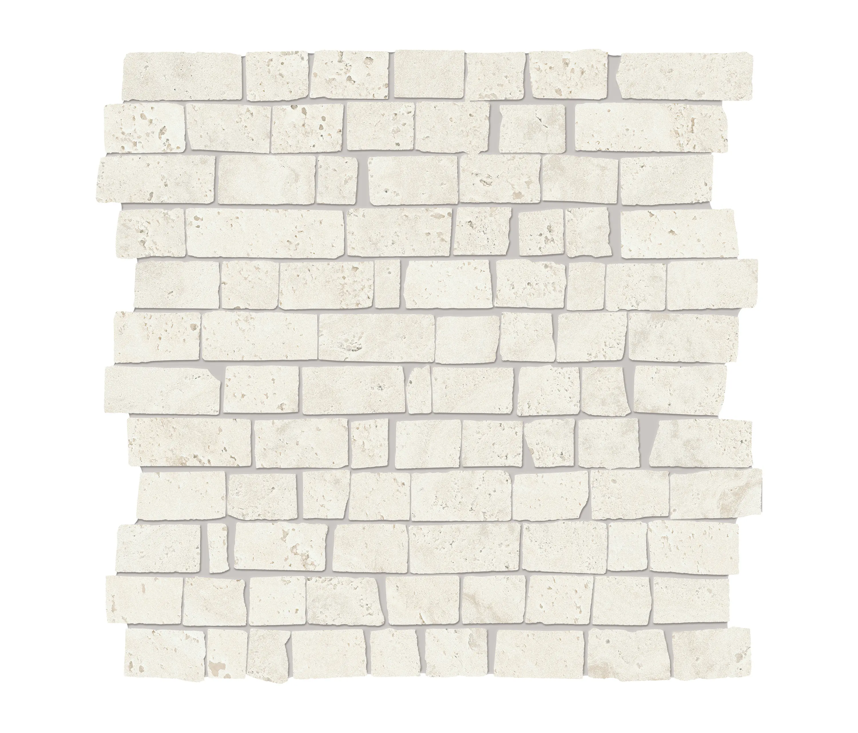 EMILGROUP - Unique Travertine Mosaico Mini Block White