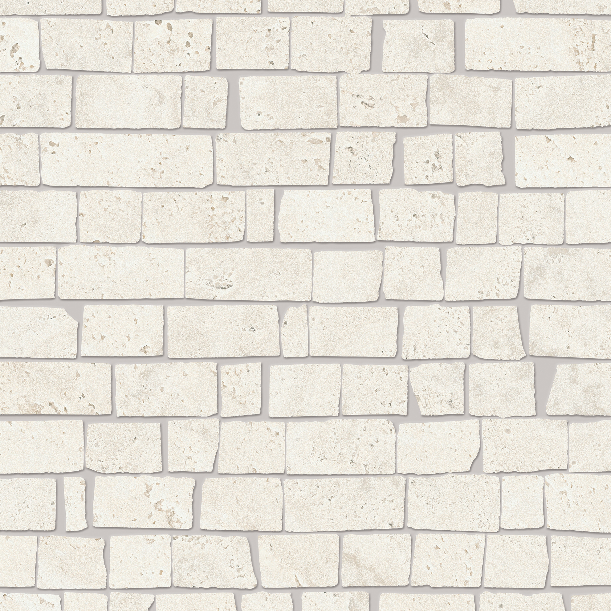 Unique Travertine Mosaico Mini Block White