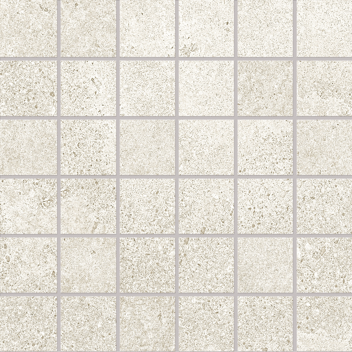 Afficher le produit Re-Play Concrete Mosaico 5x5 White du fabricant EMILGROUP