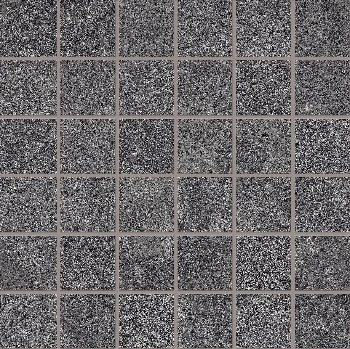 EMILGROUP - Re-Play Concrete Mosaico 5x5 Anthracite