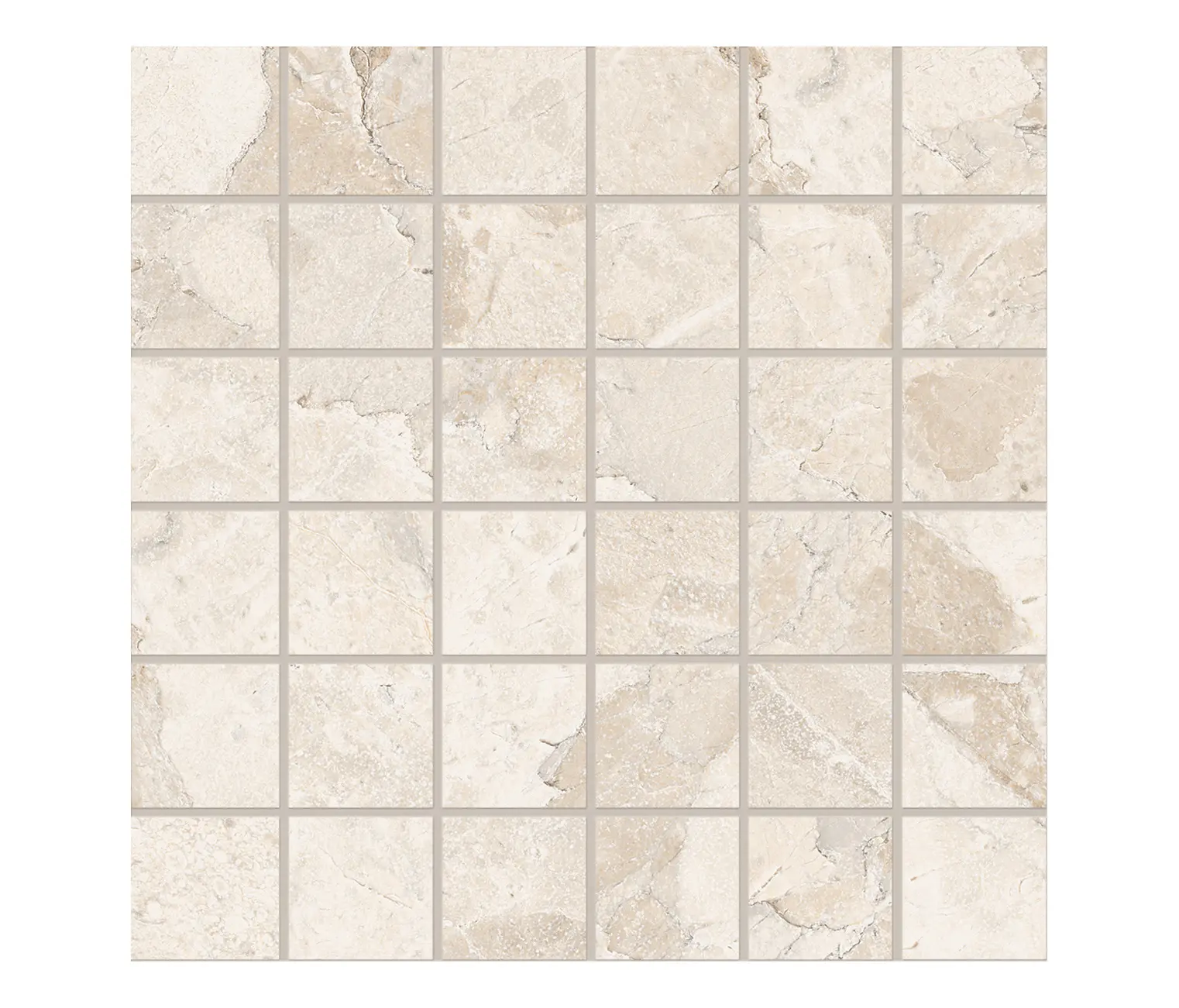 EMILGROUP - Matera Stone Mosaico 5X5 White