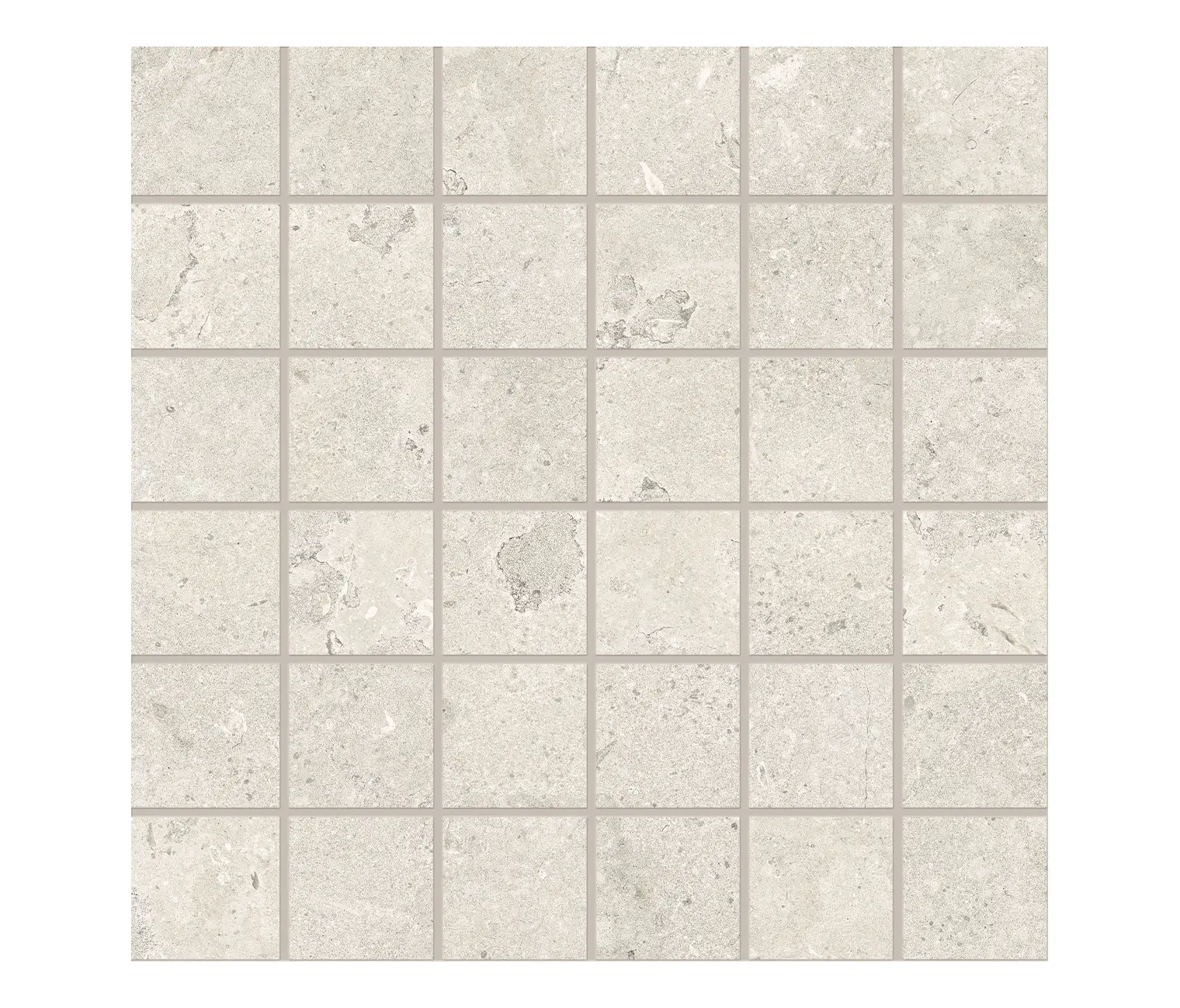 EMILGROUP - Unique Bourgogne Mosaico 5x5 Minimal Blanc