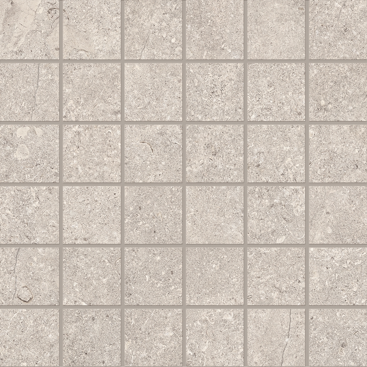 Unique Bourgogne Mosaico 5x5 Minimal Gris