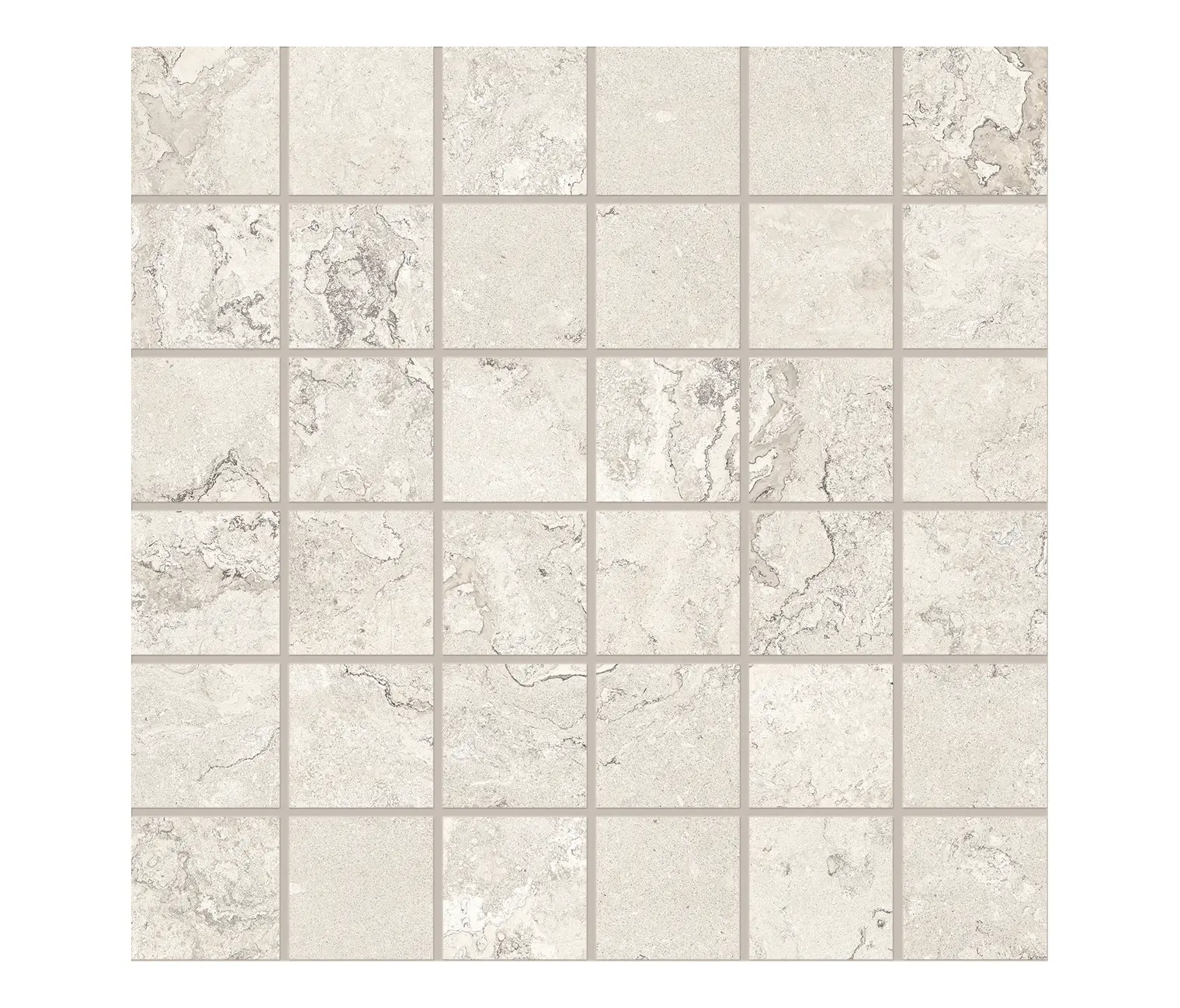 EMILGROUP - Unique Bourgogne Mosaico 5x5 Varièe Blanc
