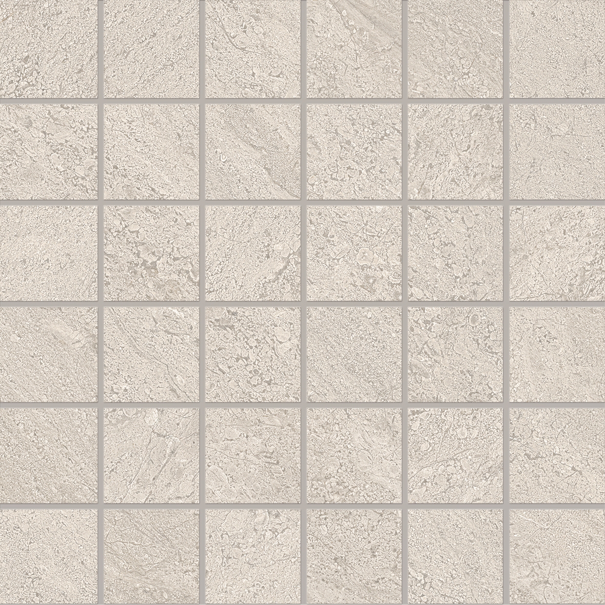 Pietra di Orosei Mosaico 5x5 Grigio Conchiglia