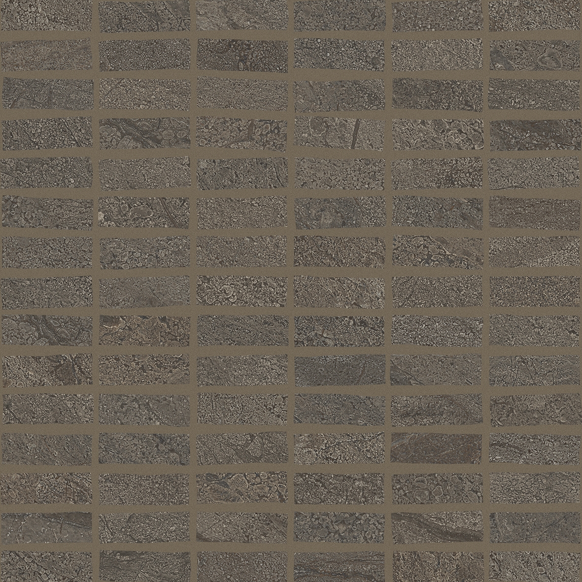 Display product Pietra di Orosei Mosaico Muru Perla Grigio Bruciato from manufacturer EMILGROUP